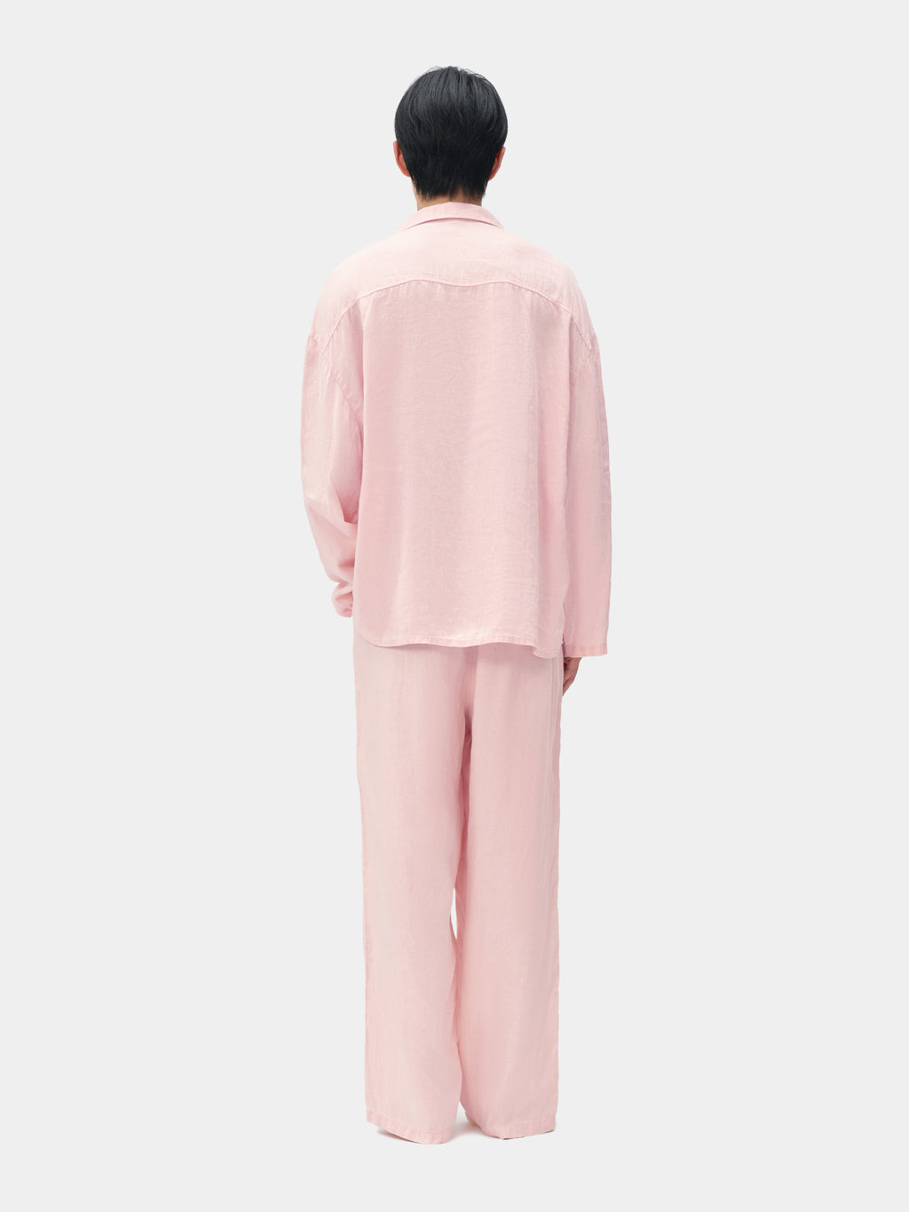 tbh Wōdrobe Natural-Dyed Hemp Loungewear Set Long Sleeve – Madder Rose