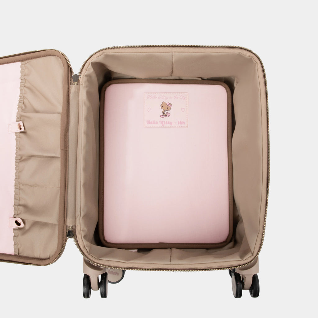 "Hello Kitty" Faux Leather Carry-On Suitcase Set