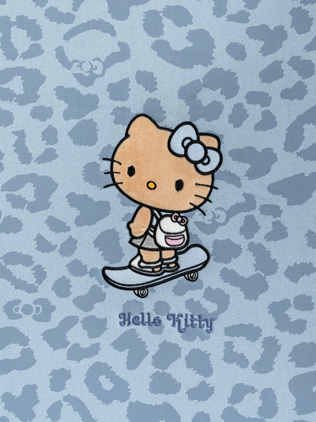 "Hello Kitty" Cooling Bed Mat – Denim Leopard