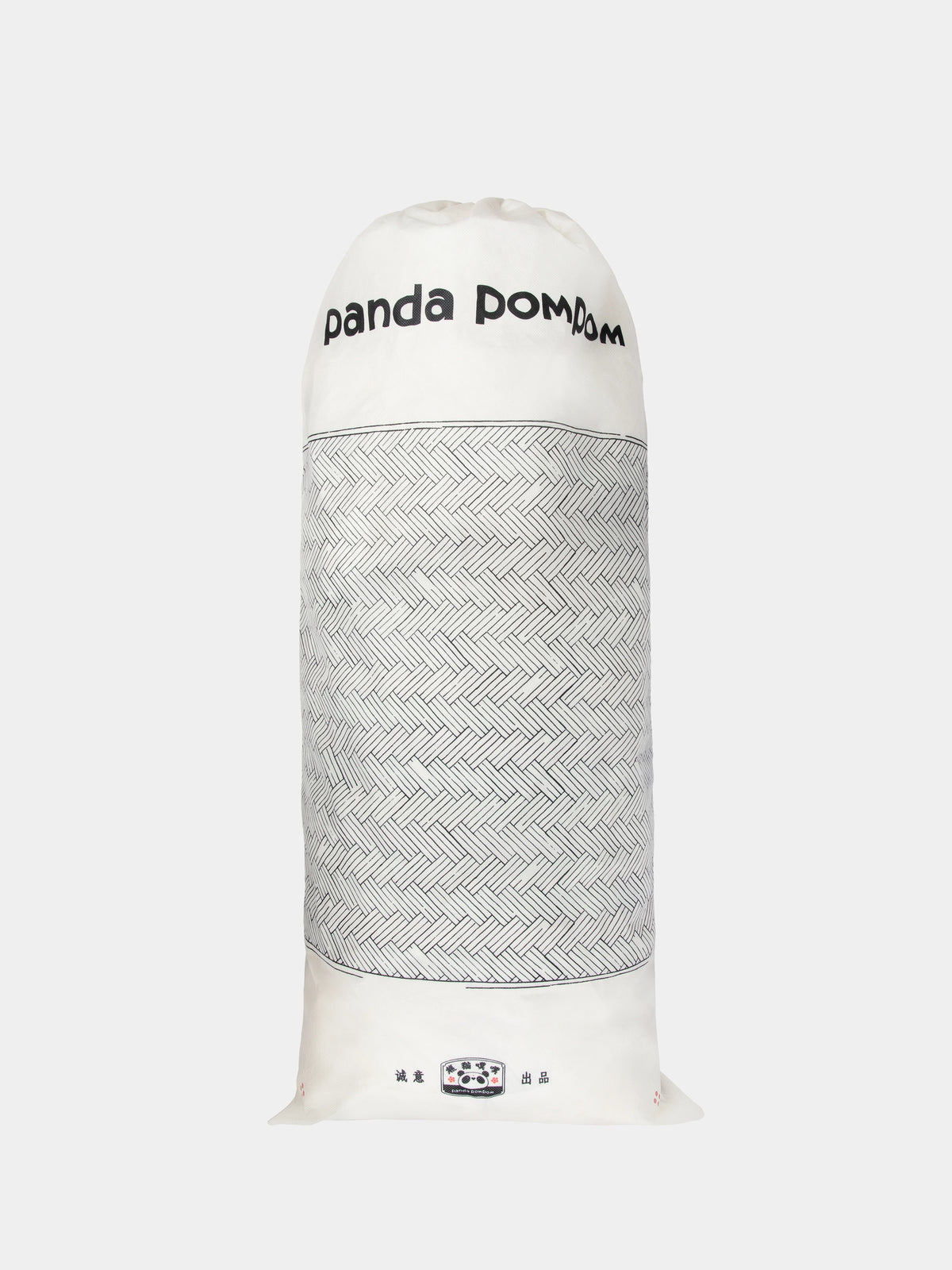 "panda pompom" ผ้าห่มผ้าสักหลาด / เบาะรองนั่ง 2-in-1 – ฮักฮัก