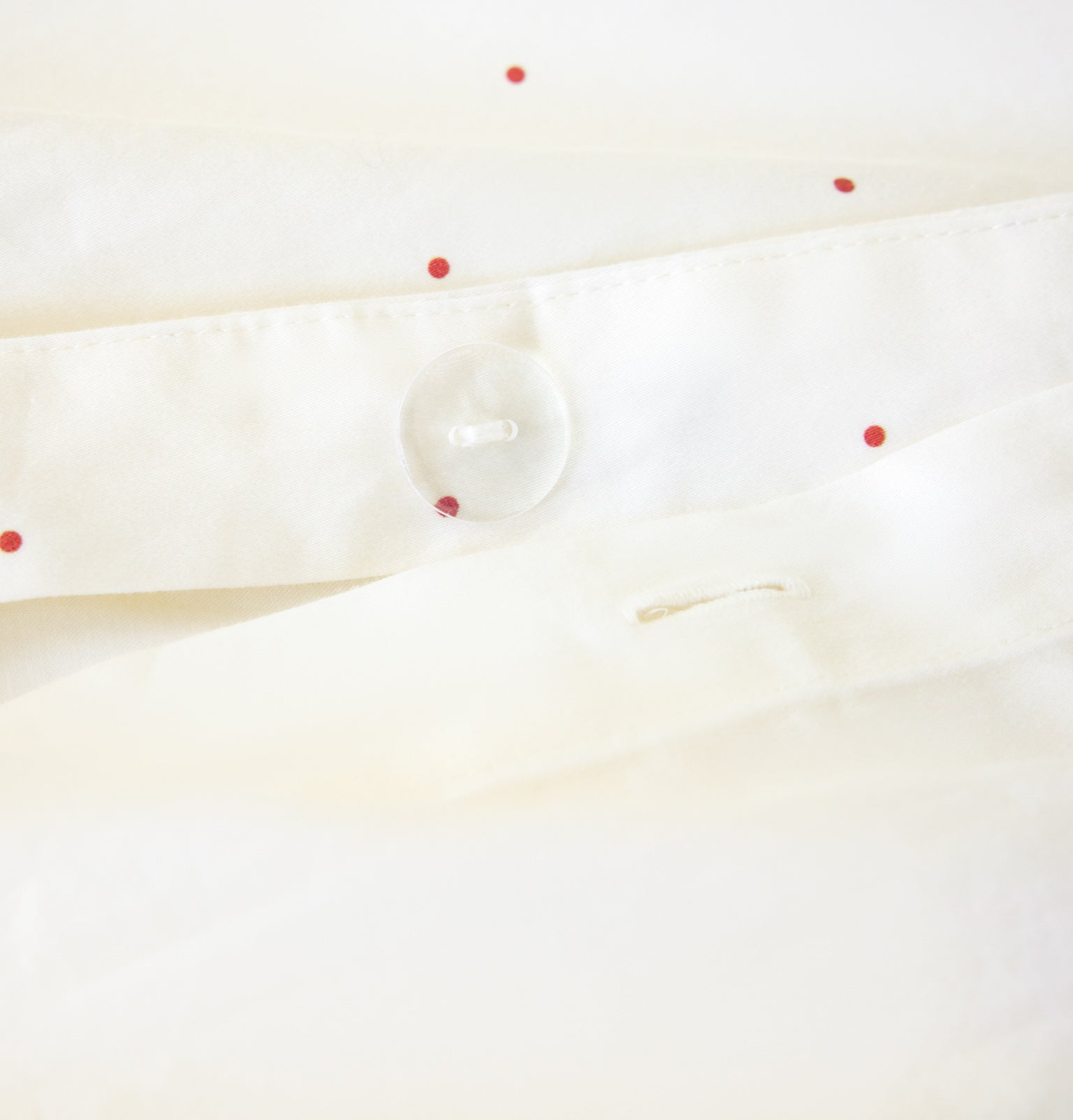 "Panda PomPom"  cotton sateen bedding set White