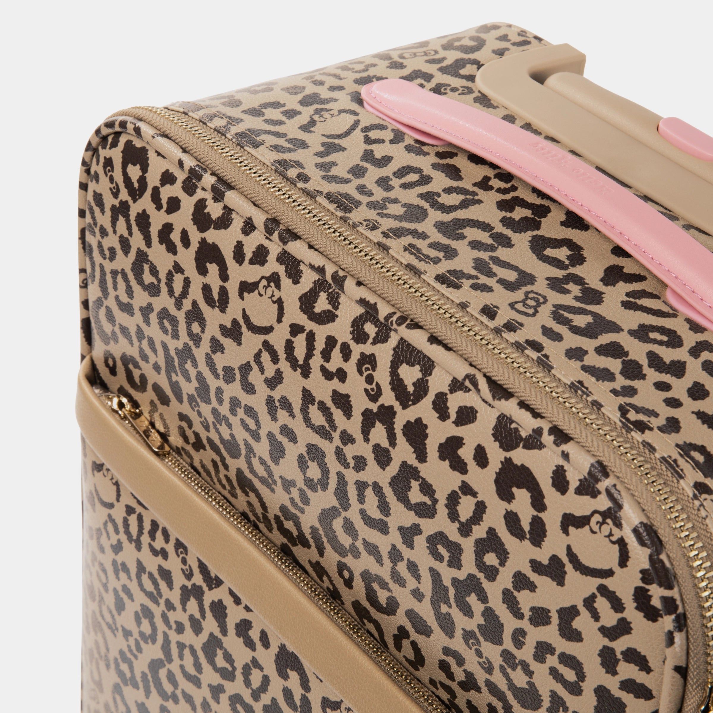 "Hello Kitty" 18-Inch Faux Leather Carry-On Suitcase (With Dust Cover)