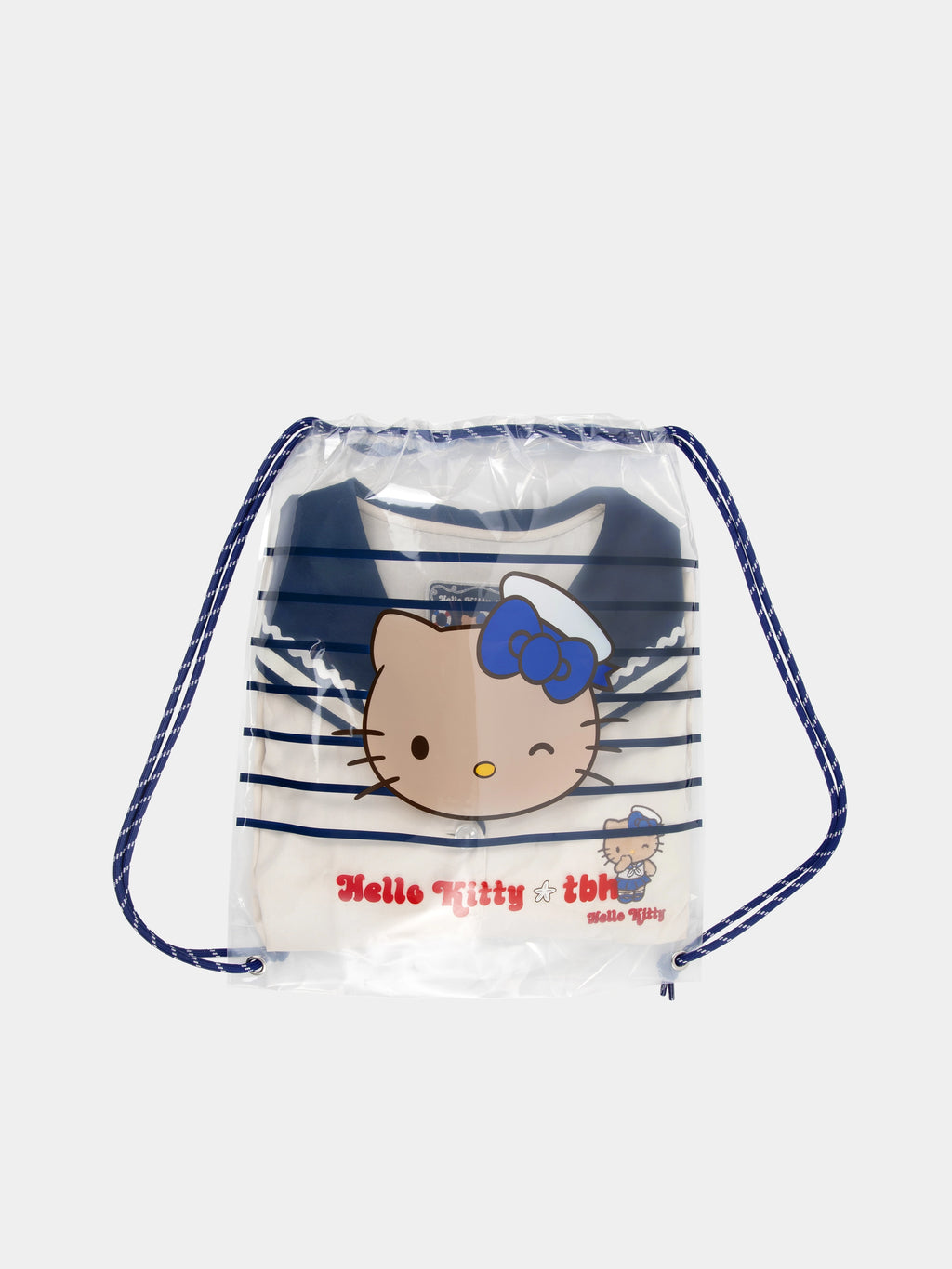 "Hello Kitty" 棉質水手領長袖居家服套裝