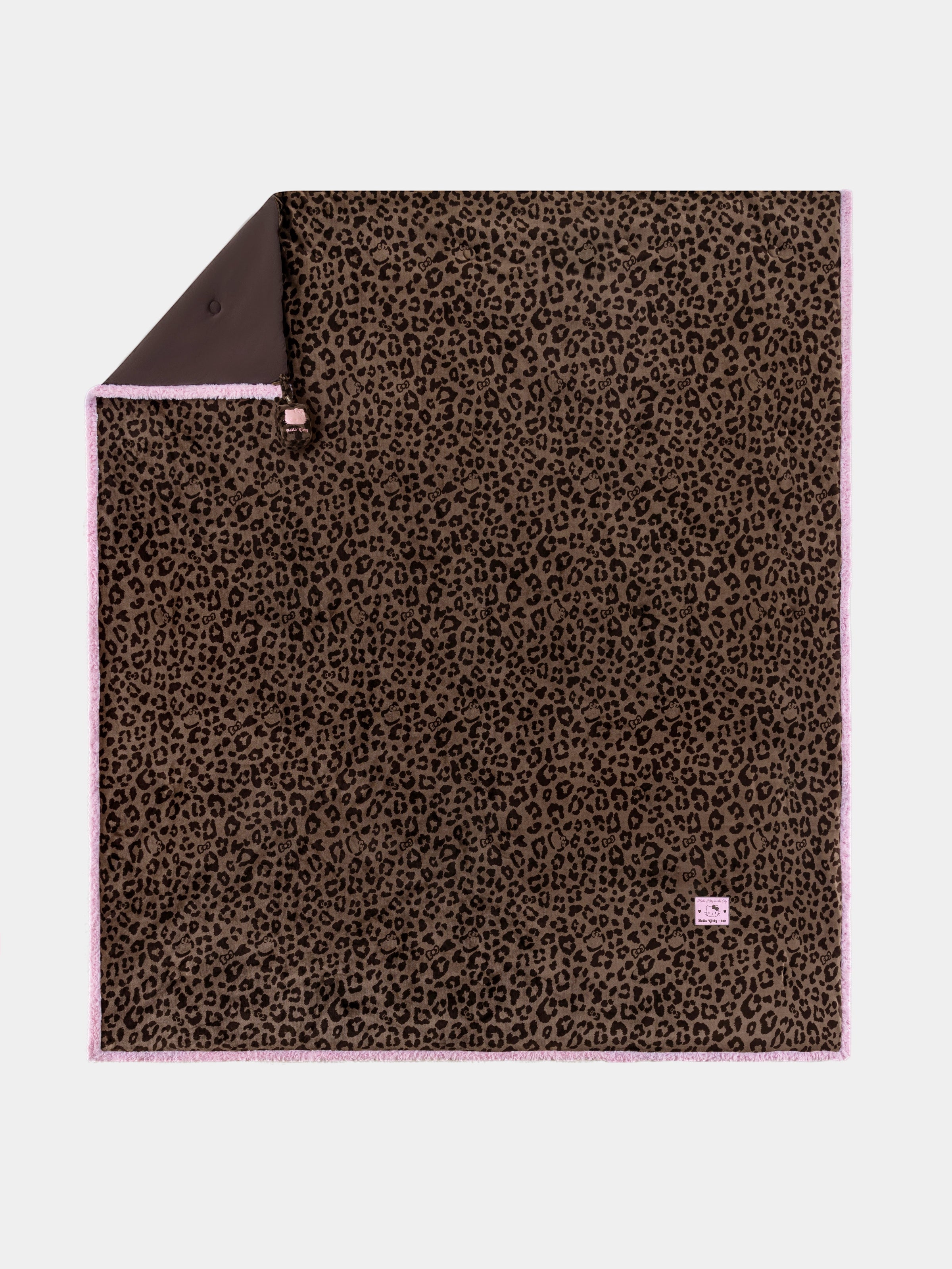 "Hello Kitty" Mirco Flannel Comforter Choco