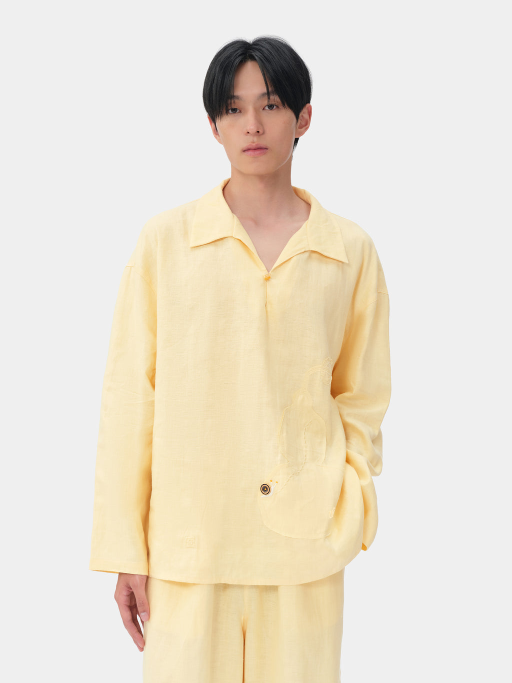 tbh Wōdrobe Hemp Loungewear Set Long Sleeve – Húlu Yellow