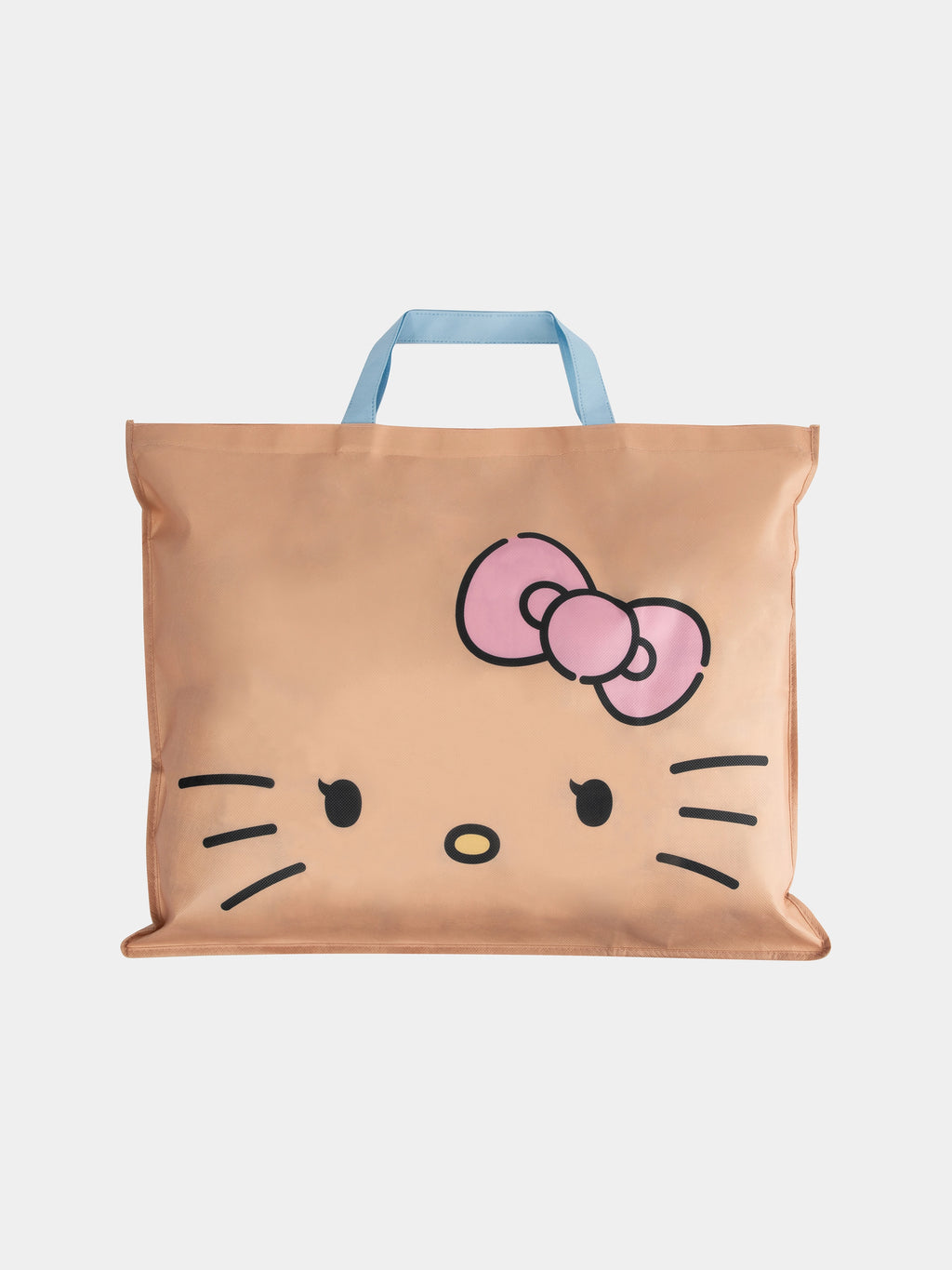 "Hello Kitty" 針織夏涼被 – 牛仔藍豹紋