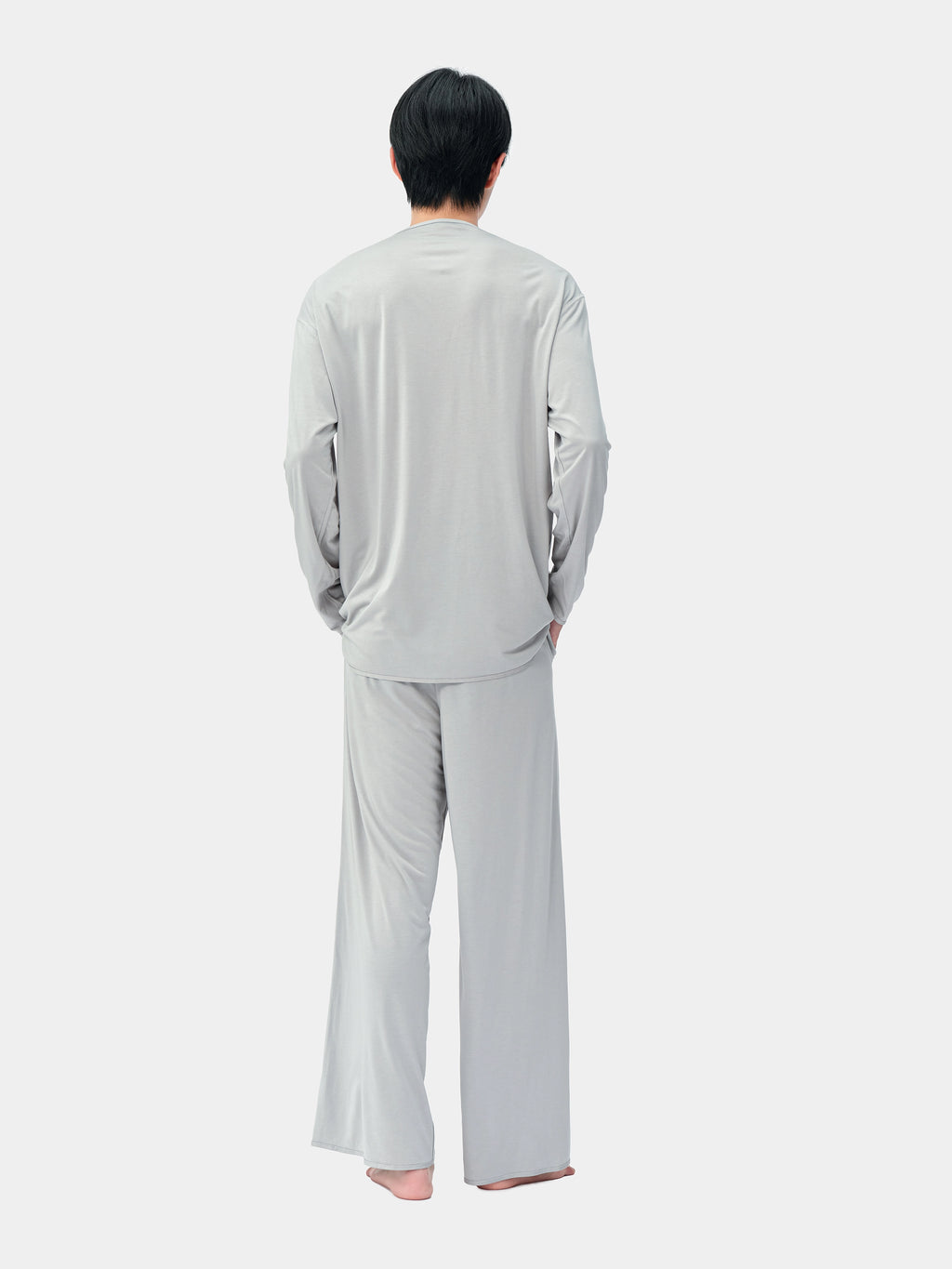 tbh Wōdrobe PLA Skin-Friendly Sleepwear Set Long Sleeve – Grey