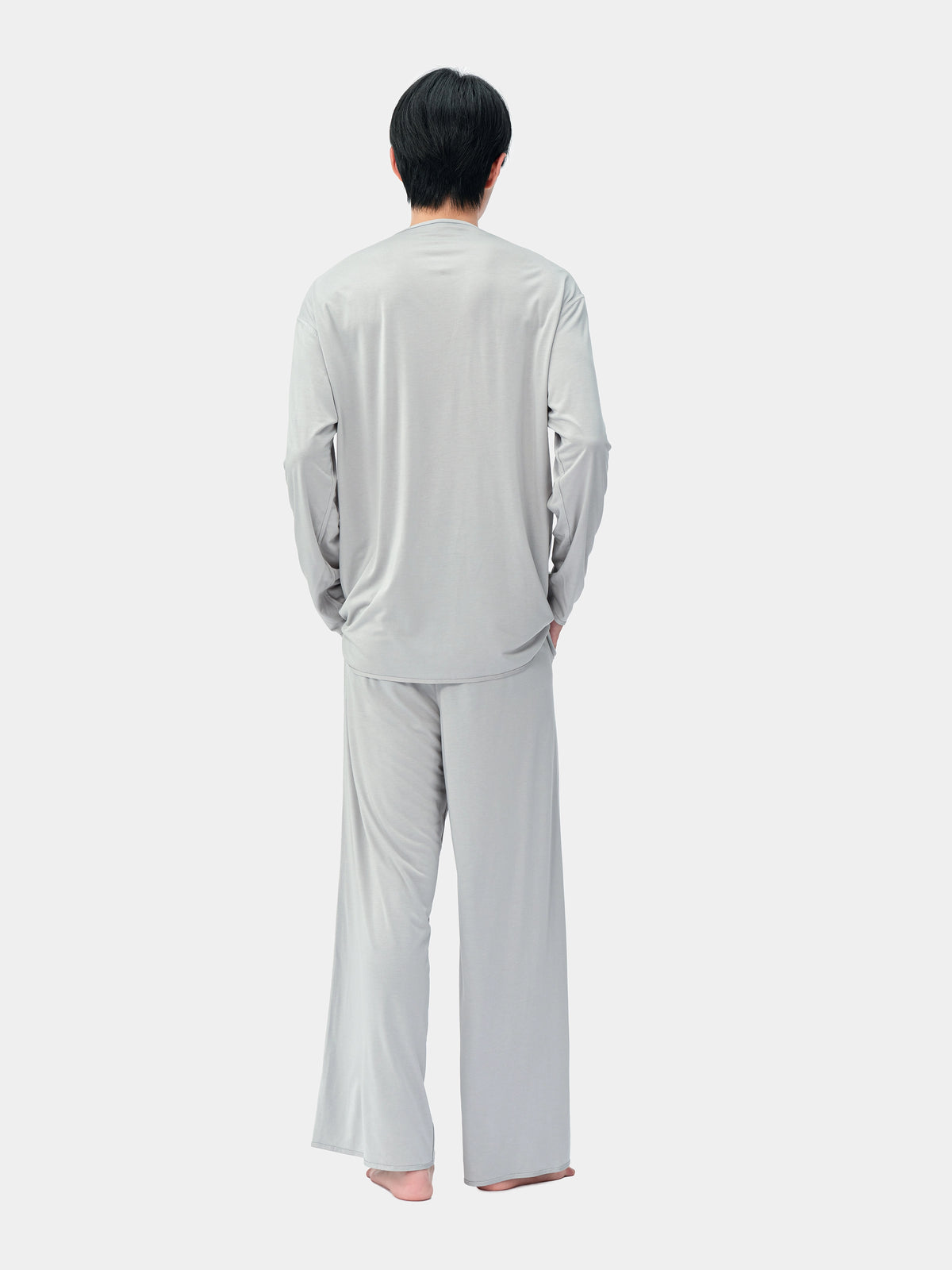 tbh Wōdrobe PLA Skin-Friendly Sleepwear Set Long Sleeve – Grey