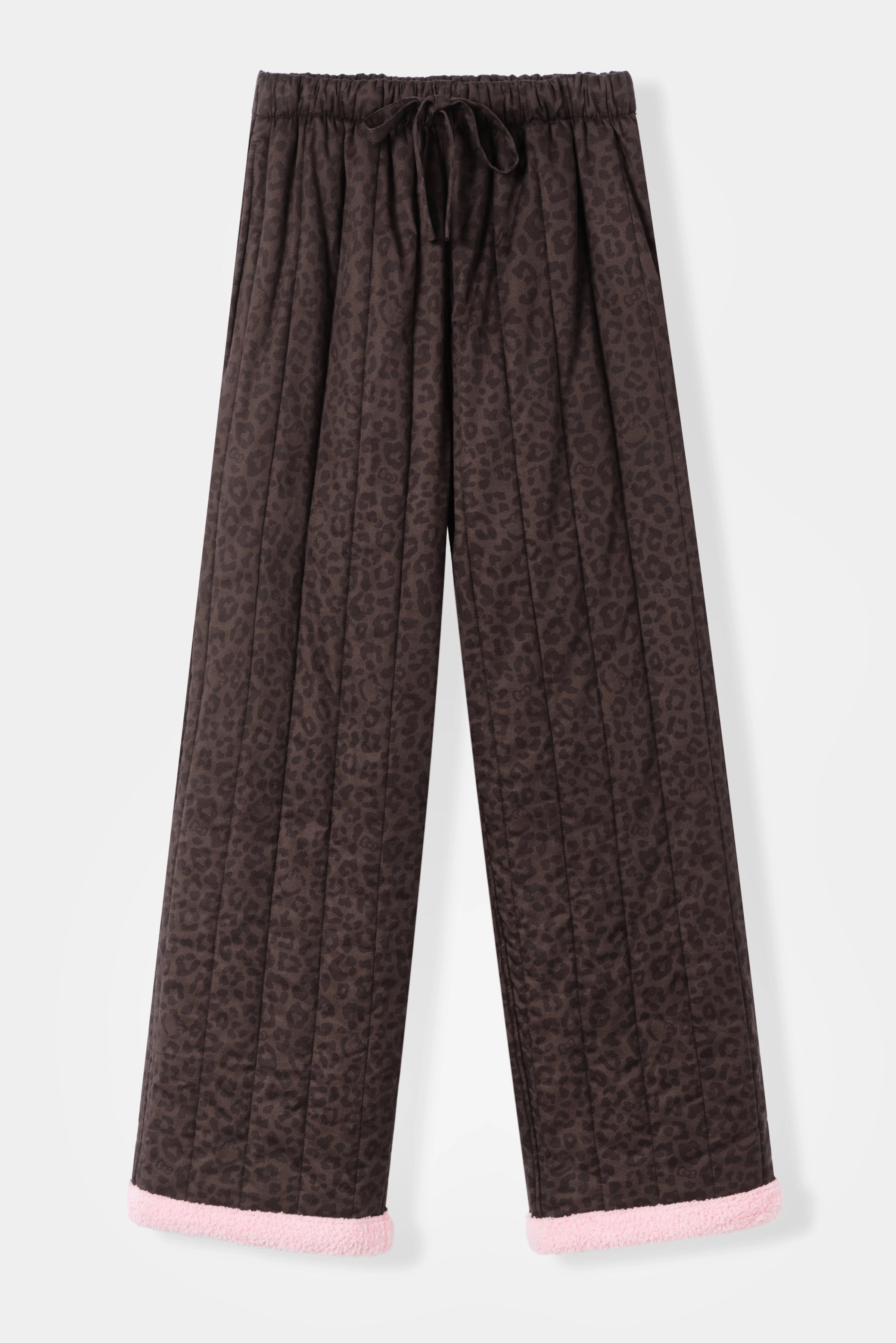 "Hello Kitty" Quilted Loungewear – Choco Pink