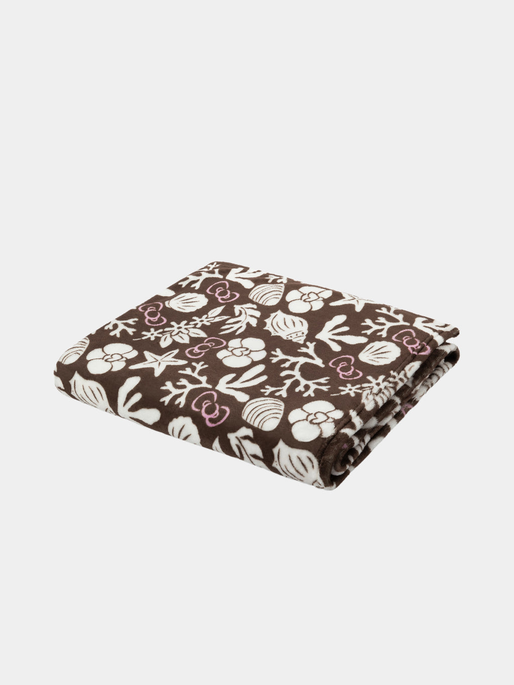 "Hello Kitty" Flannel Blanket & Cushion Set – Tanned Coconut
