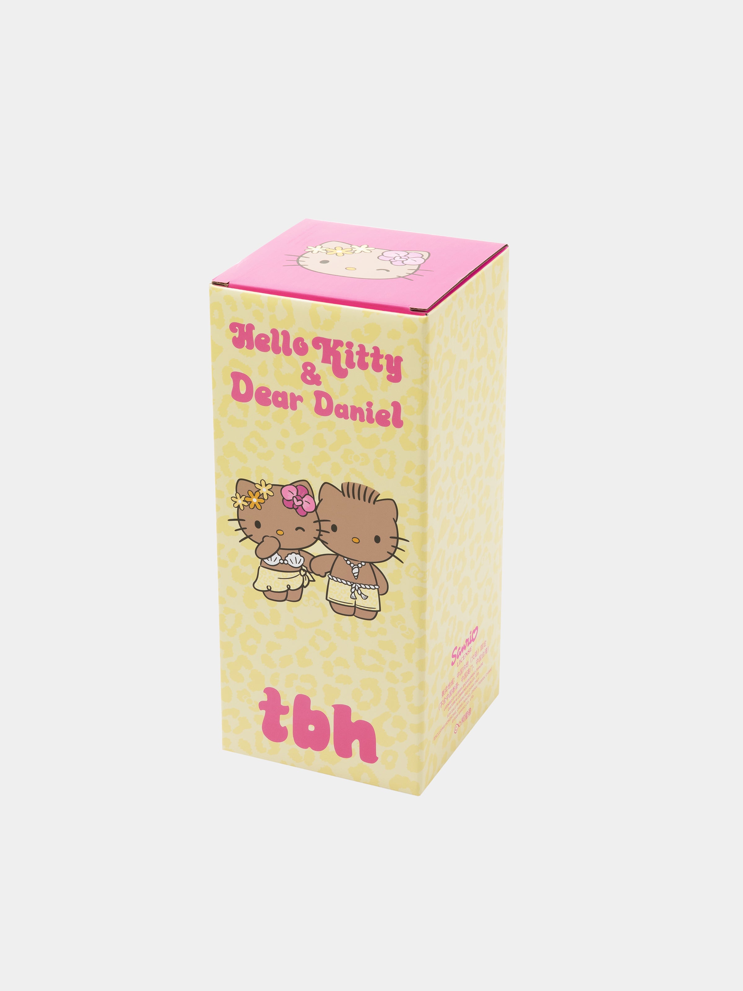 "Hello Kitty & Dear Daniel" Giant Stainless Steel Travel Tumbler (With Mini Frame Purse) – Sunbeam Leopard – 900ml