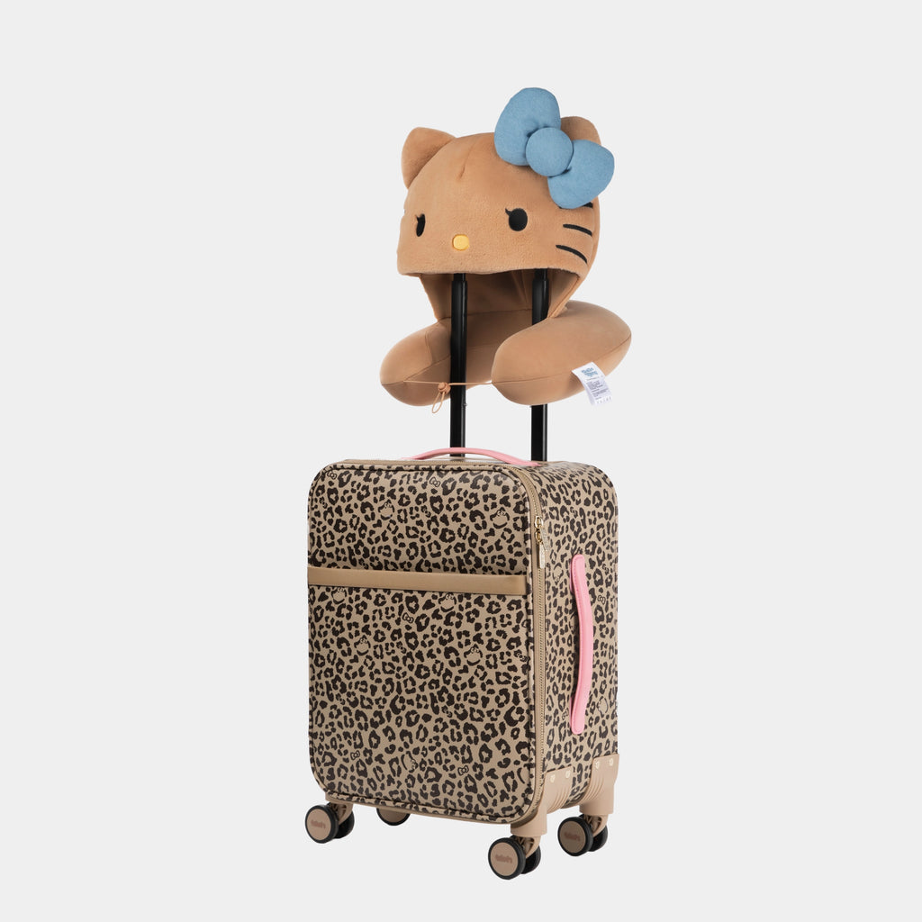"Hello Kitty" 18-Inch Faux Leather Carry-On Suitcase (With Dust Cover)