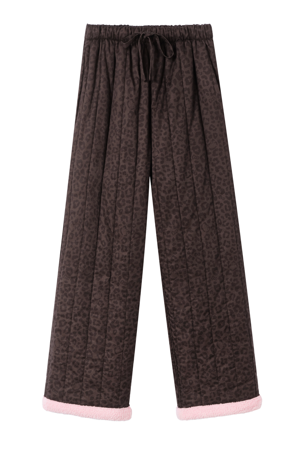 "Hello Kitty" Quilted Loungewear – Choco Pink