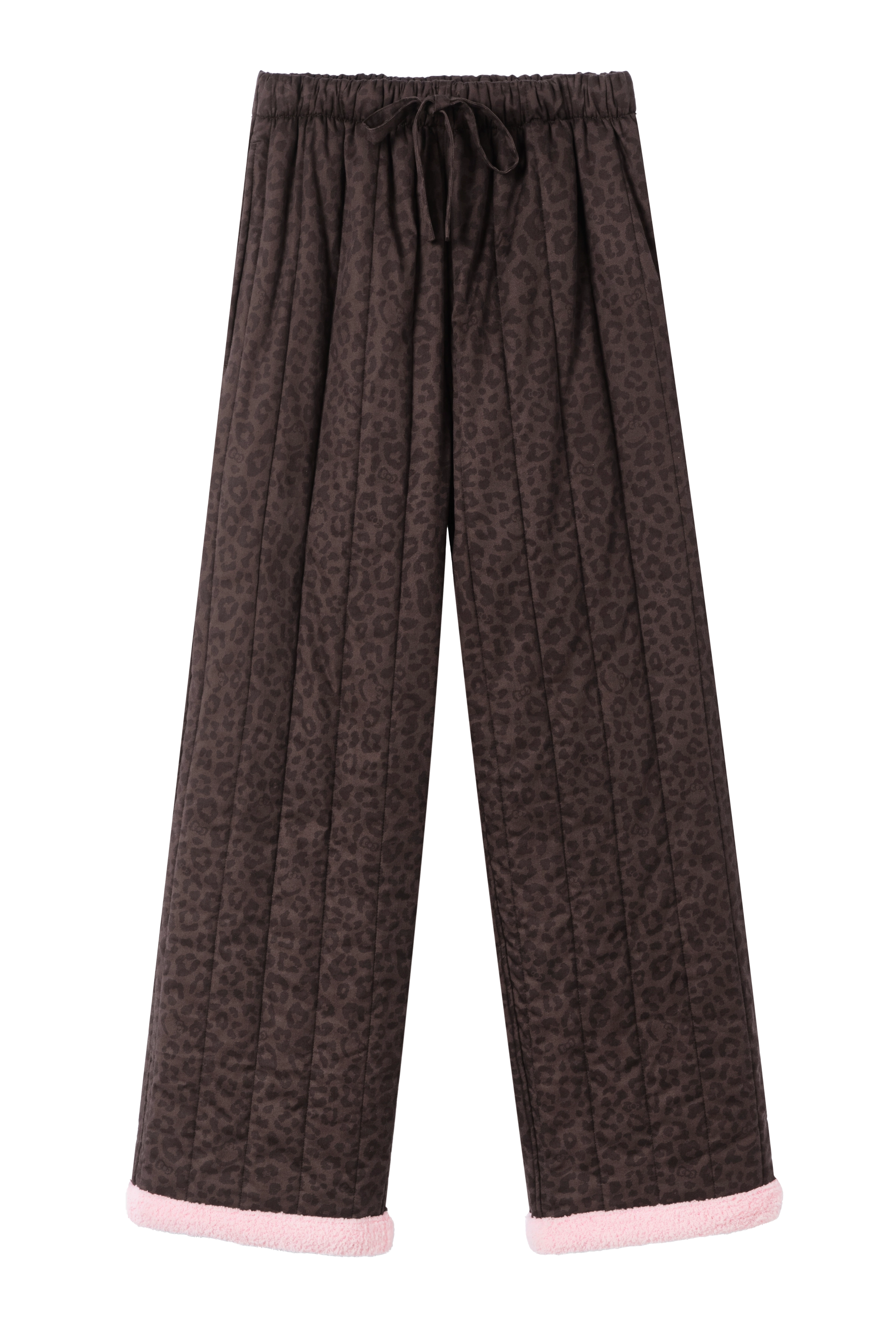 "Hello Kitty" Quilted Loungewear – Choco Pink