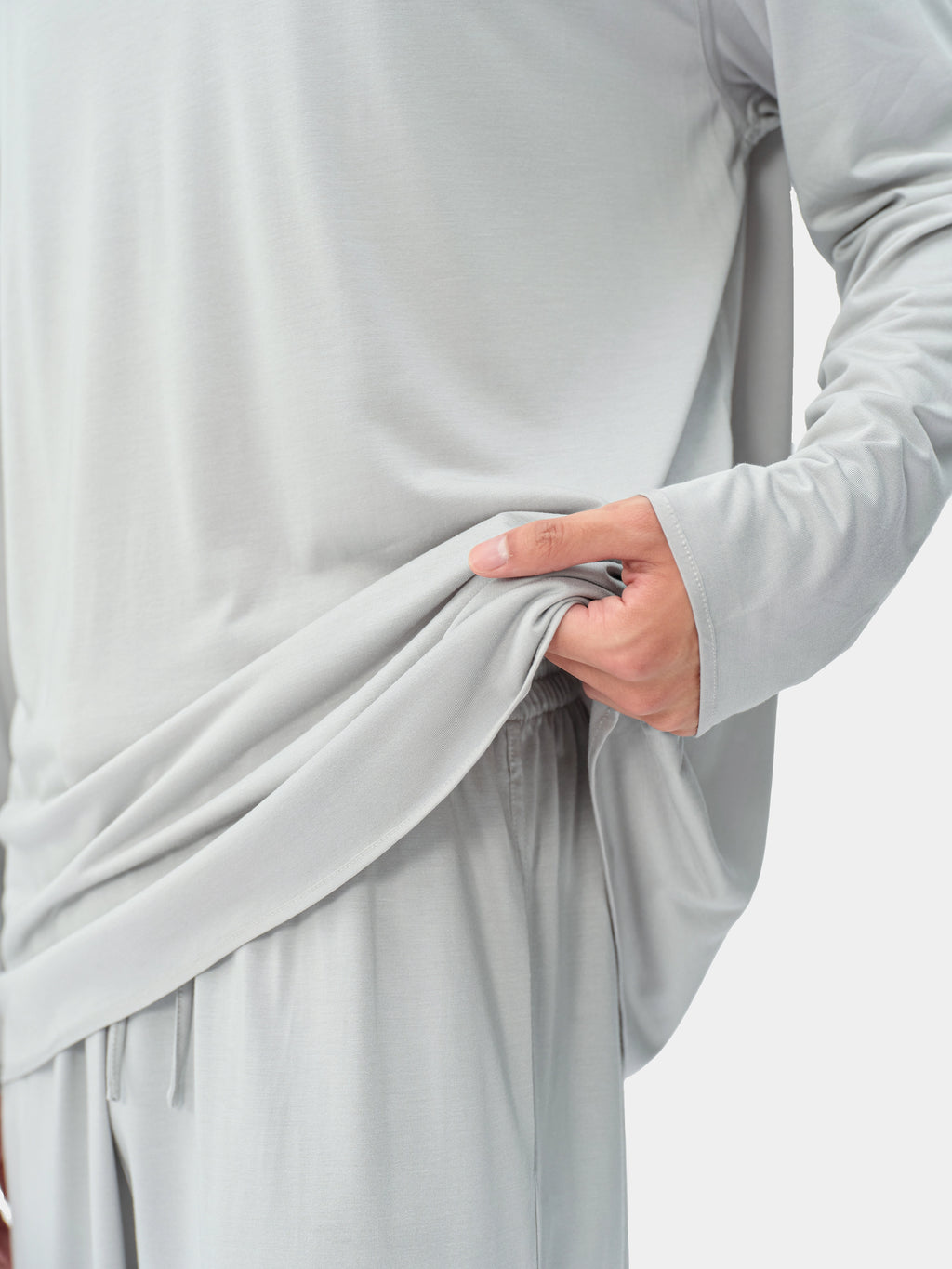tbh Wōdrobe PLA Skin-Friendly Sleepwear Set Long Sleeve – Grey