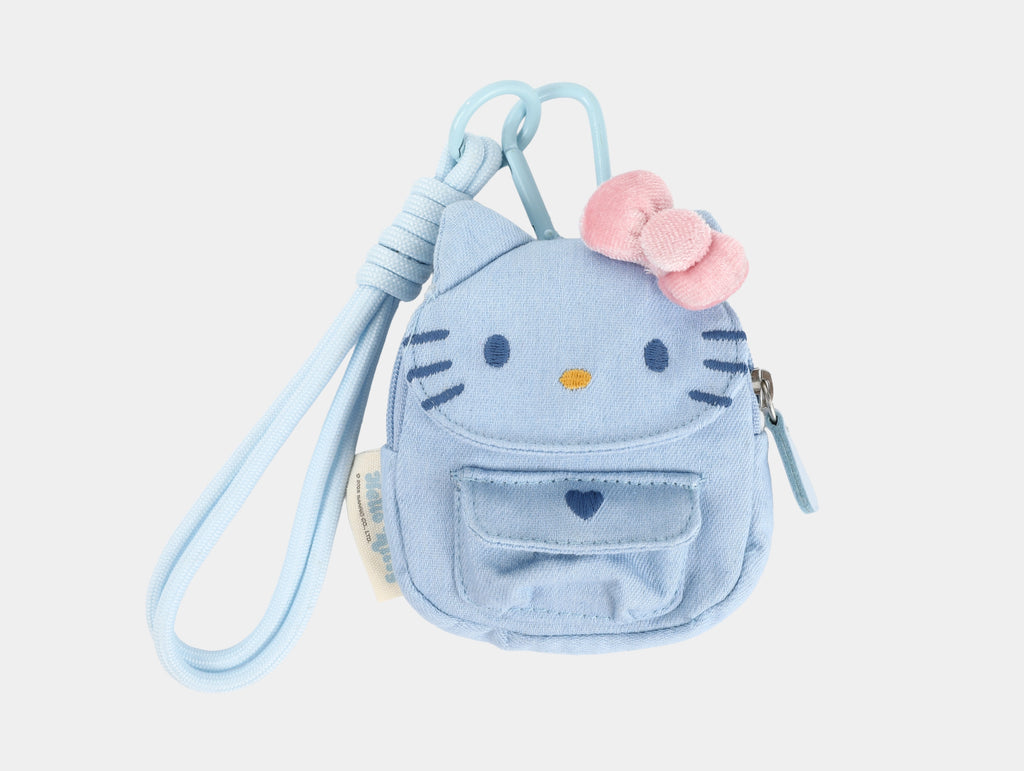 "Hello Kitty" Sun-Kissed Stainless Steel Insulated Tumbler (With Mini Bag) – Denim Leopard