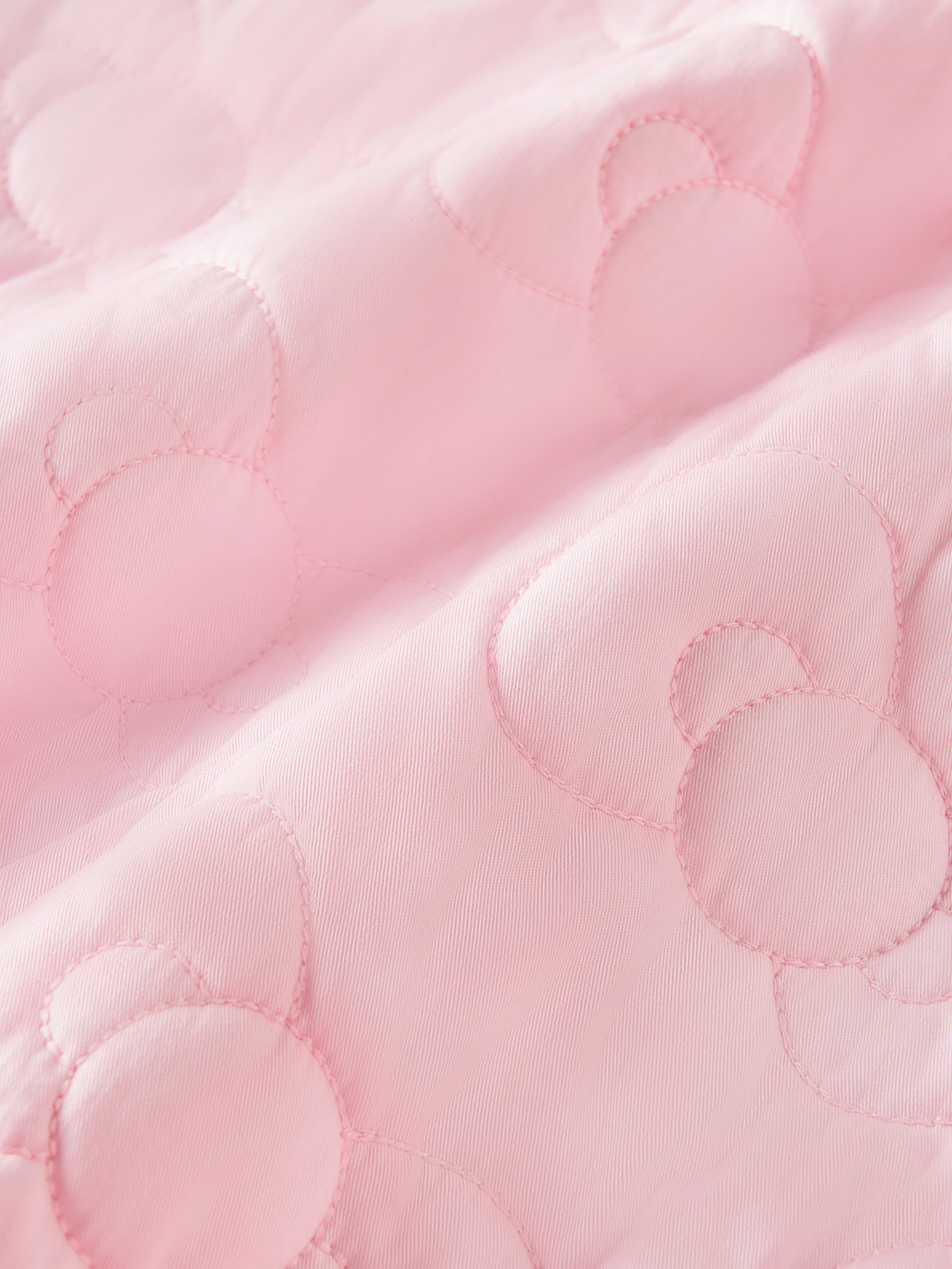 "Hello Kitty" Quilted Loungewear Top – Choco Pink