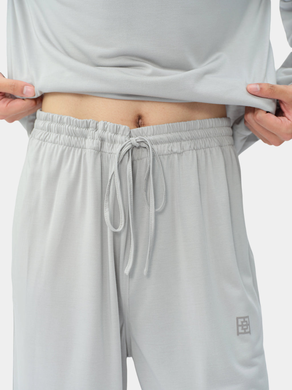 tbh Wōdrobe PLA Skin-Friendly Sleepwear Set Long Sleeve – Grey