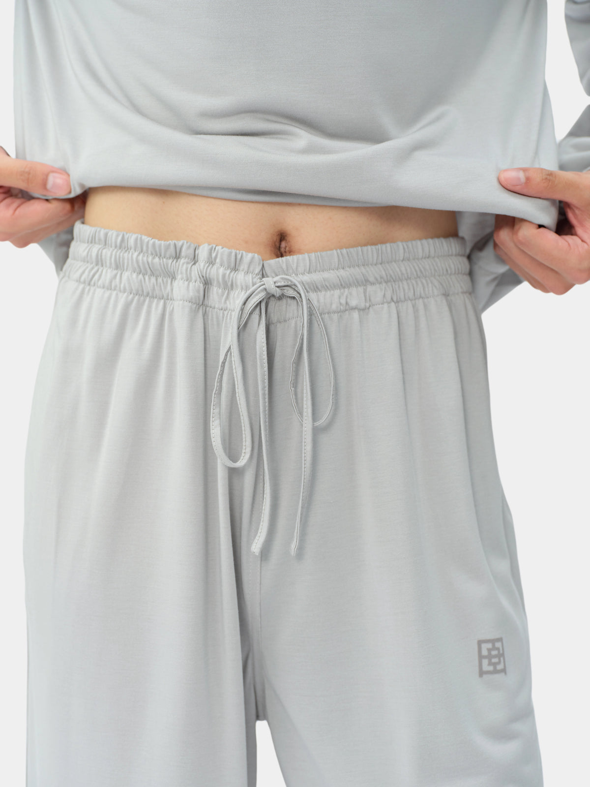 tbh Wōdrobe PLA Skin-Friendly Sleepwear Set Long Sleeve – Grey