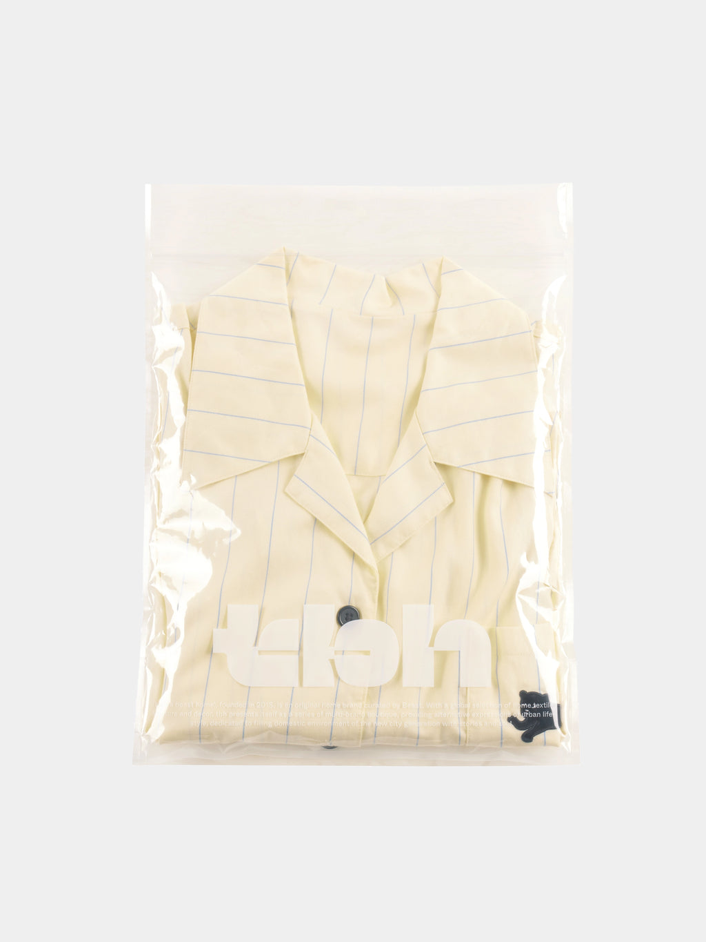 “Urban Jungle” Tencel Cotton Blend Short Sleeve And Pants Loungewear Set Dandelion Yellow