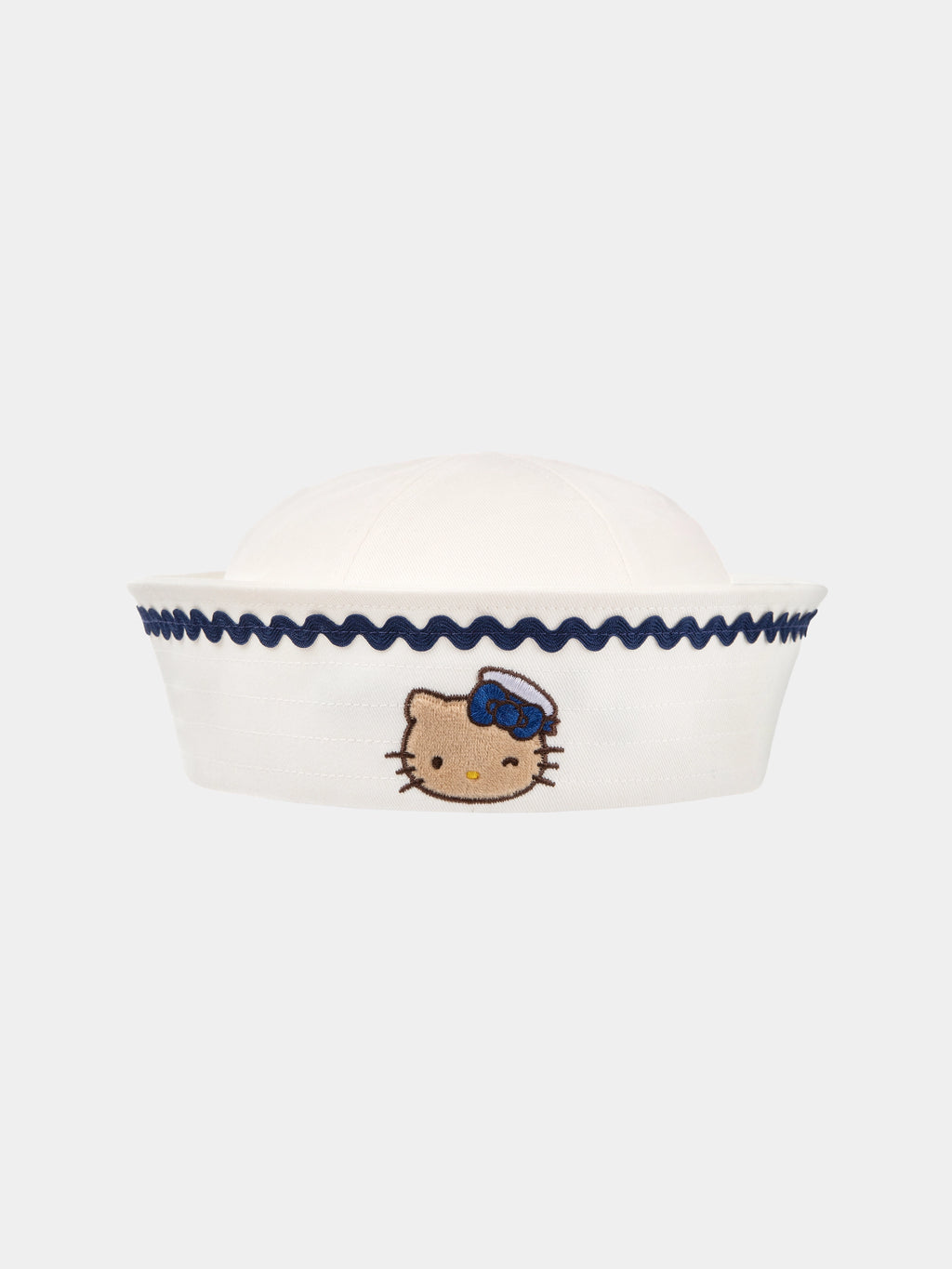 "Hello Kitty" Convertible Sailor Hat – Seashell White
