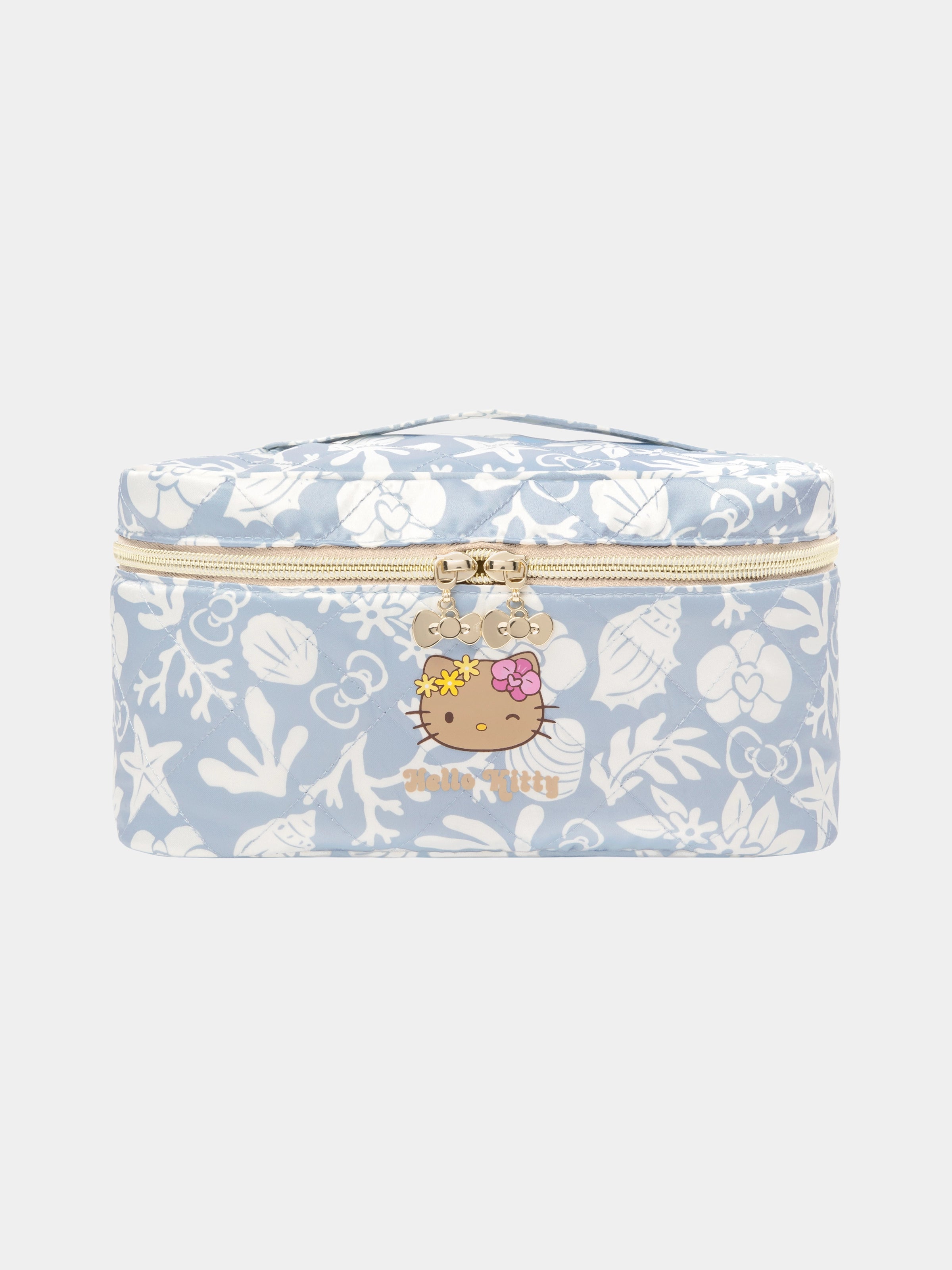 "Hello Kitty" Cosmetic Bag – Breezy Blue – Medium