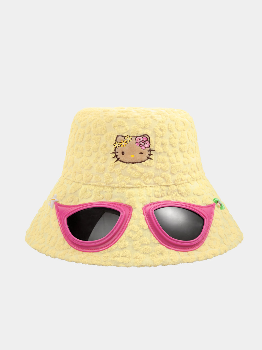 "Hello Kitty" Terry Bucket Hat with Sunglasses – Sunbeam Leopard