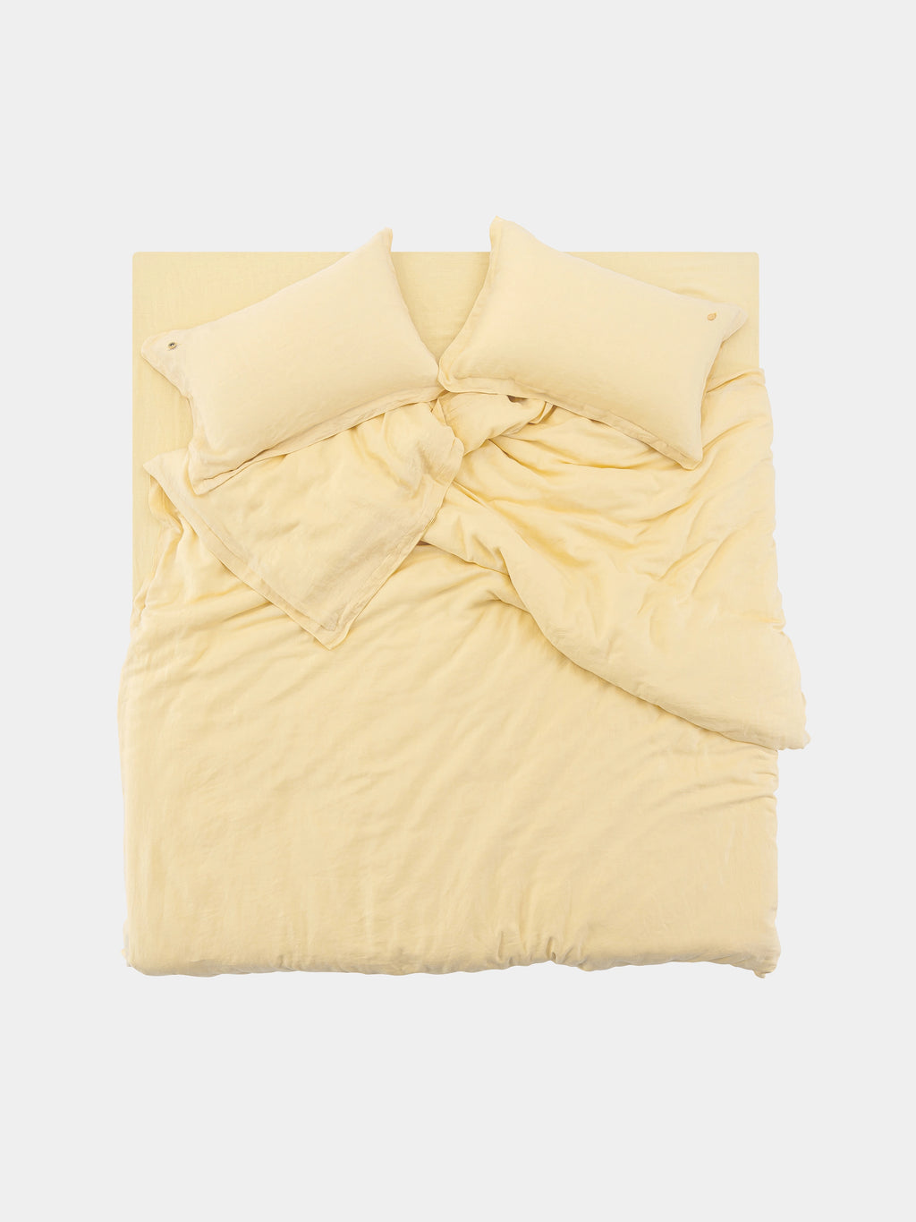 tbh Wōdrobe ชุดเครื่องนอนใยกัญชงผ่านการซัก – สีเหลือง Húlu