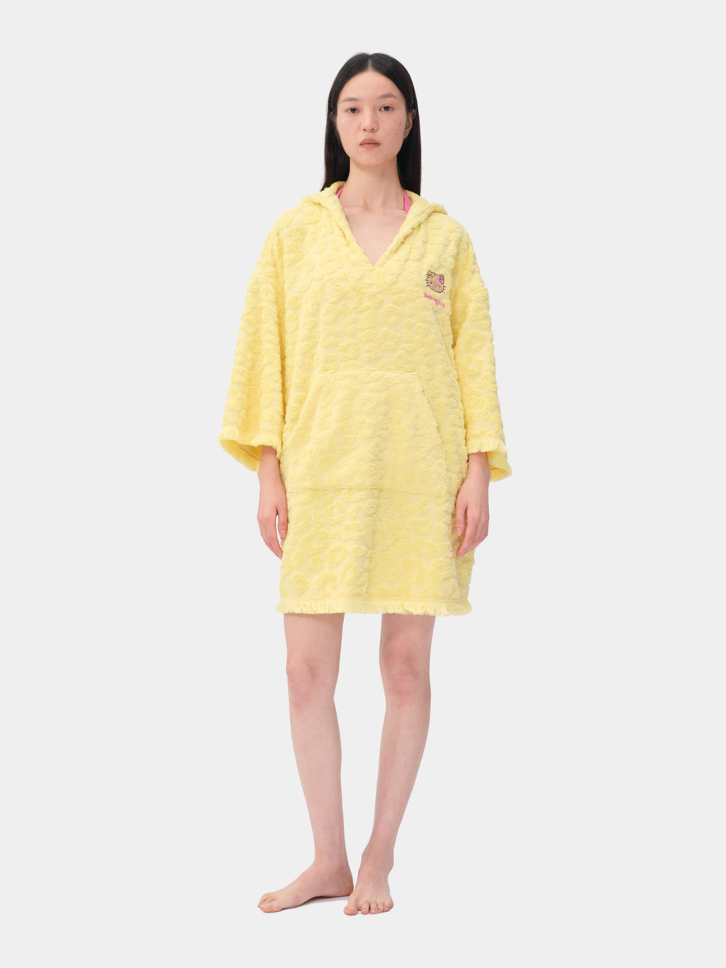 "Hello Kitty" Terry Hooded Cover Up – Sunbeam Leopard
