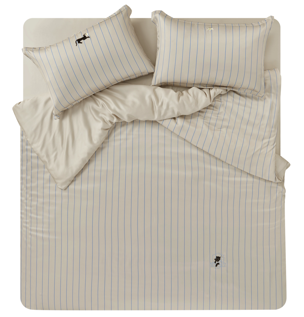 "Urban Jungle" Black Panther Tencel Bedding Set