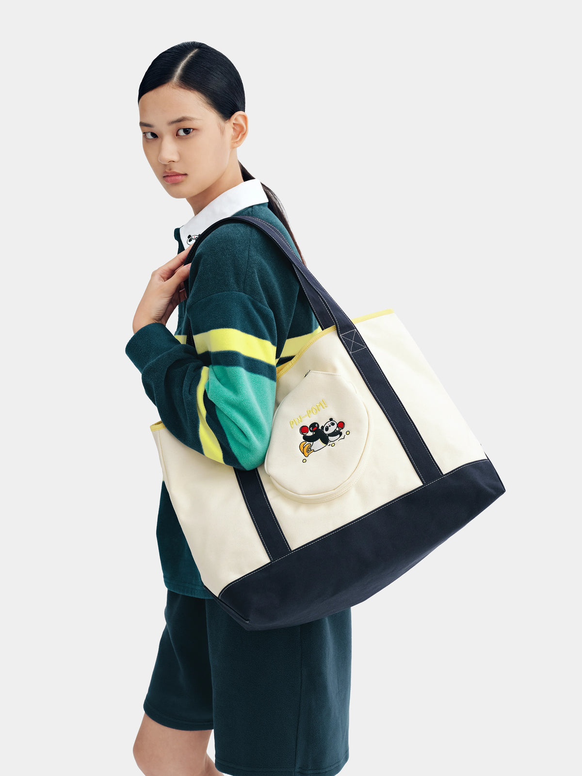PIN!POM! Multi-Functional Canvas Tote Bag