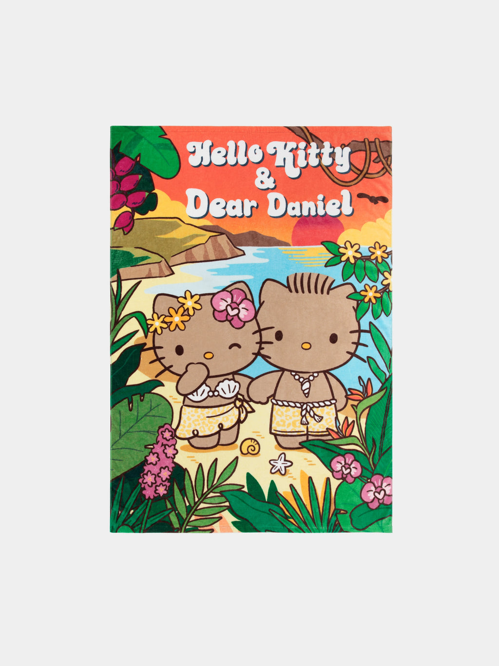 "Hello Kitty & Dear Daniel" Beach Towel – Watching Sunsets Together