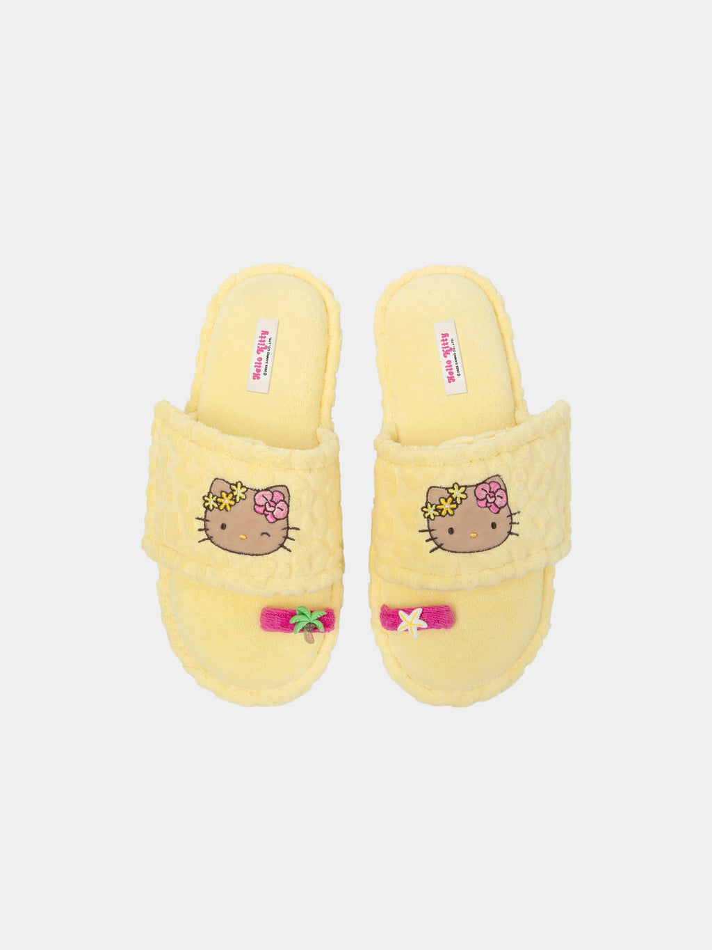 "Hello Kitty" Adjustable Terry Toe-Ring Slippers – Sunbeam Leopard