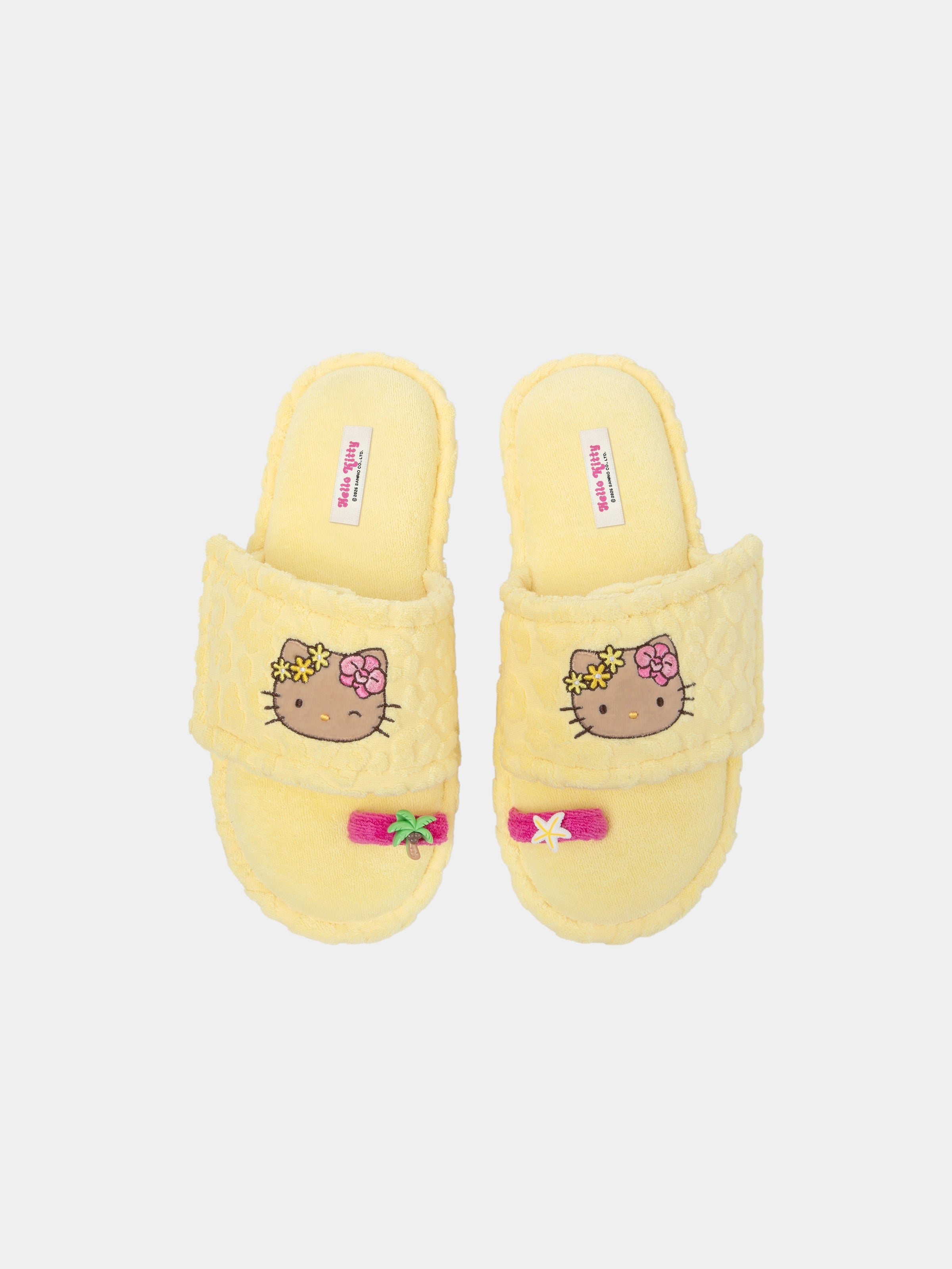 "Hello Kitty" Adjustable Terry Toe-Ring Slippers – Sunbeam Leopard