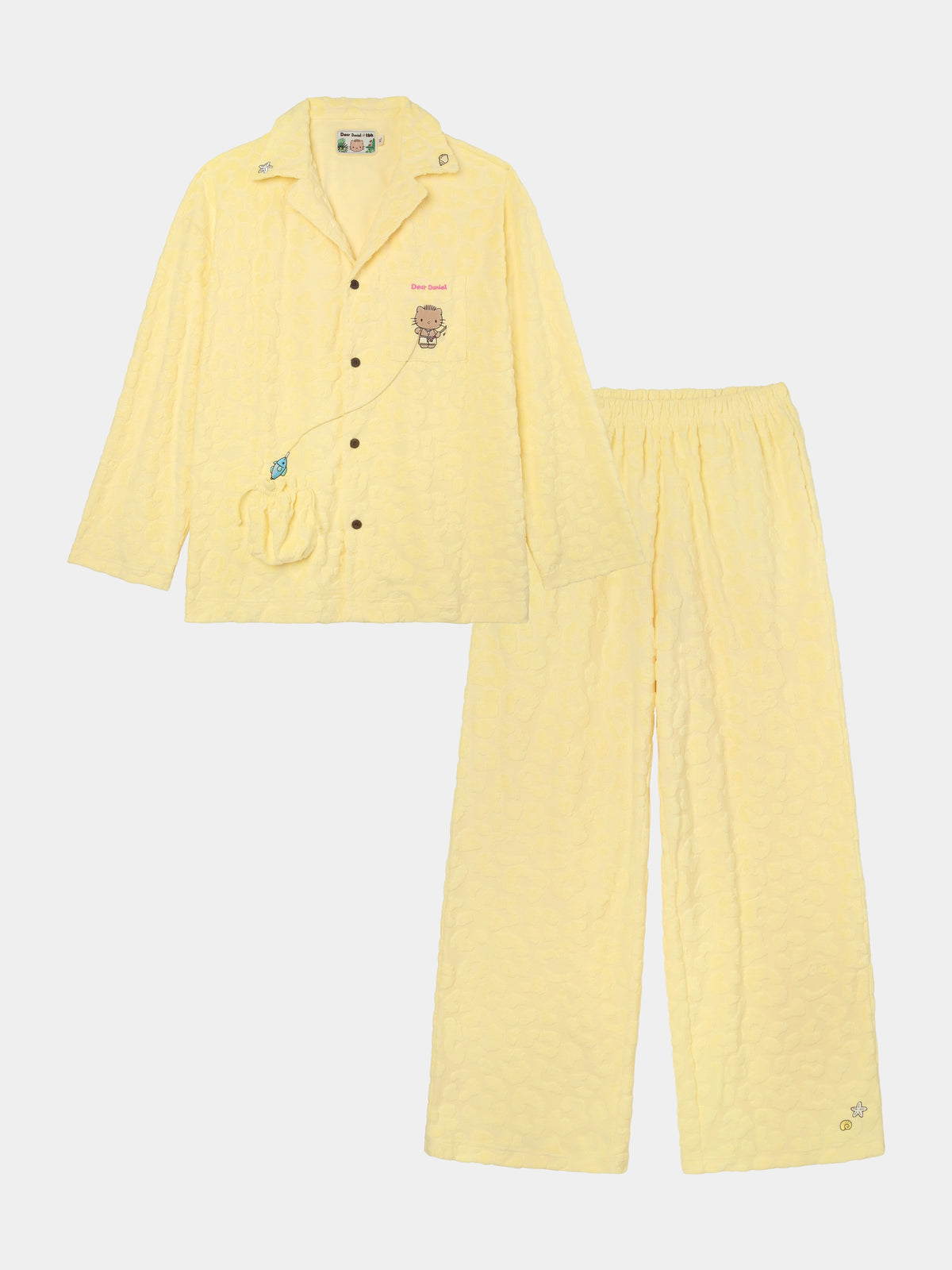 "Dear Daniel" Terry Loungewear Set Long Sleeve – Sunbeam Leopard