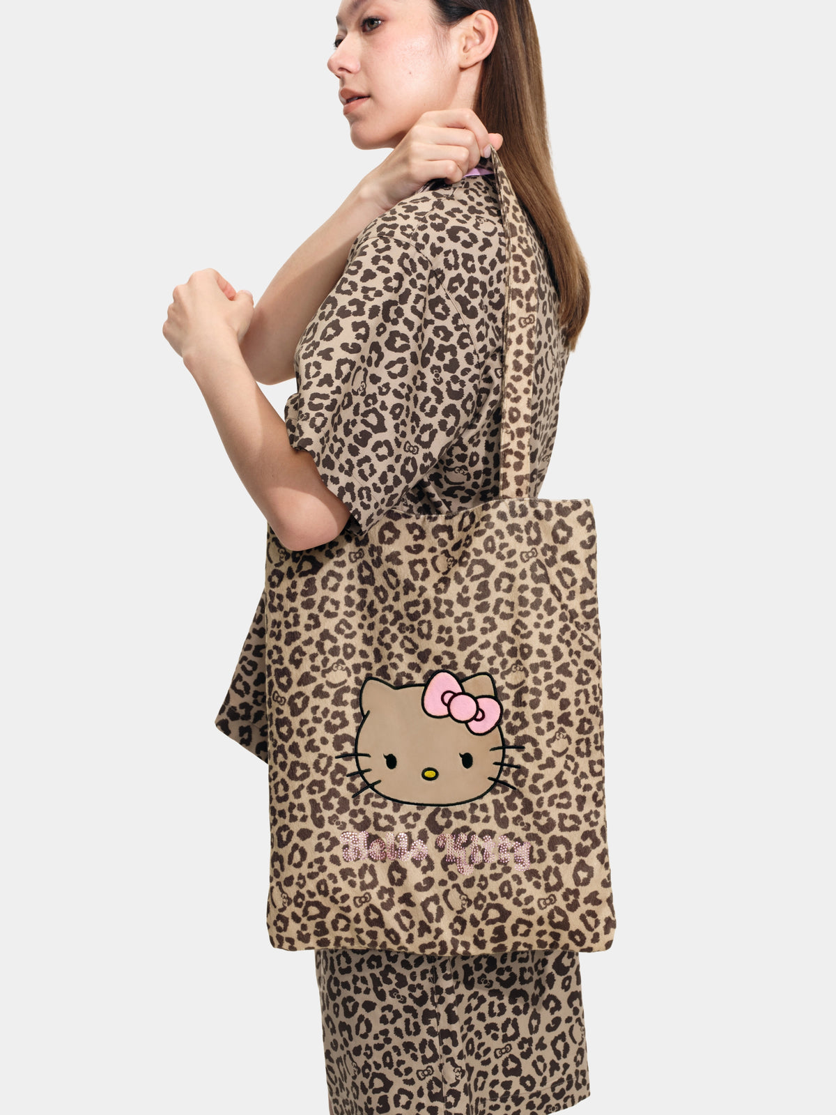 "Hello Kitty" Tote Bag – Leopard