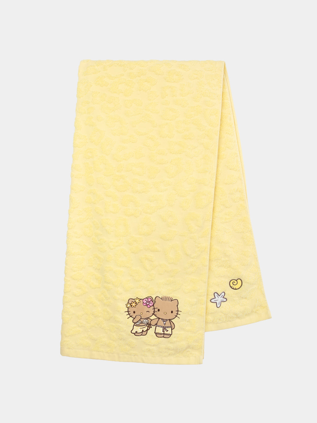 "Hello Kitty & Dear Daniel" Bath Towel – Sunbeam Leopard