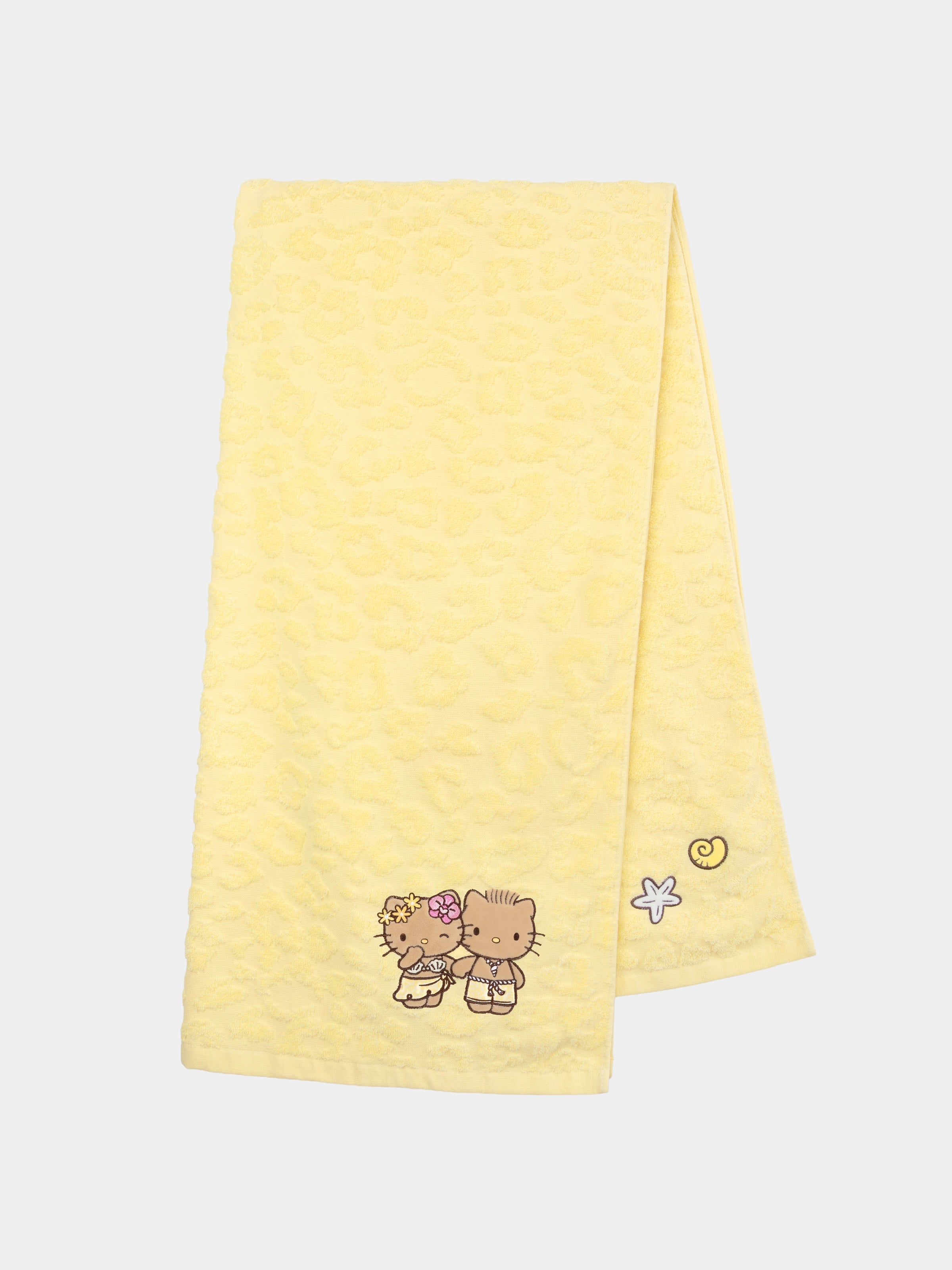 "Hello Kitty & Dear Daniel" Bath Towel – Sunbeam Leopard