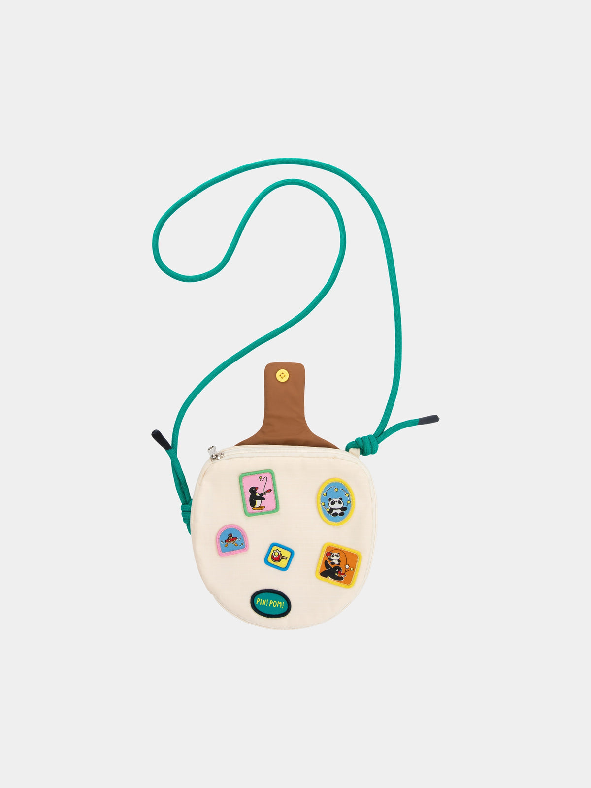 PIN!POM! Racket Passport Bag – Cream White