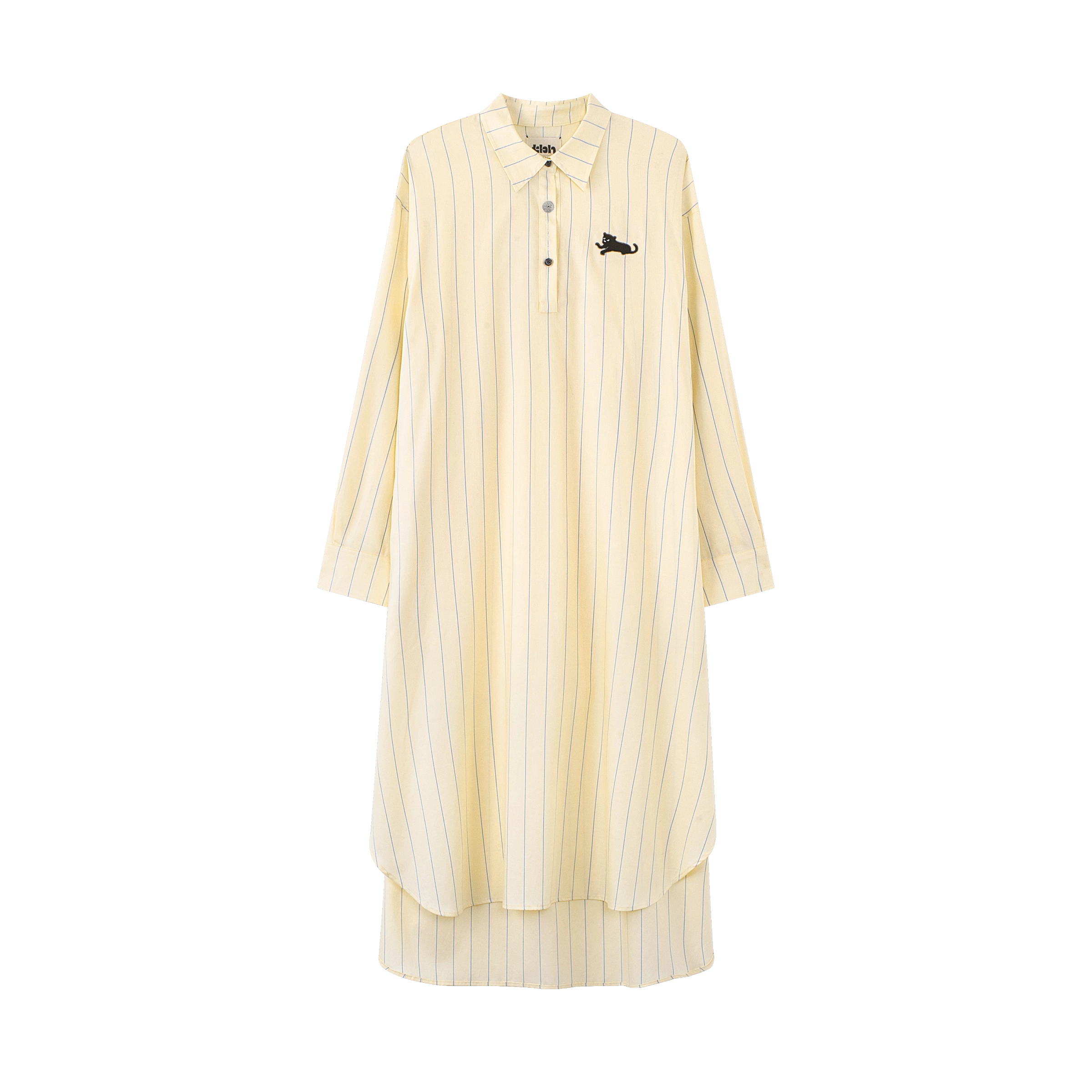 “Urban Jungle” Tencel Cotton Blend Nightgown Dandelion Yellow