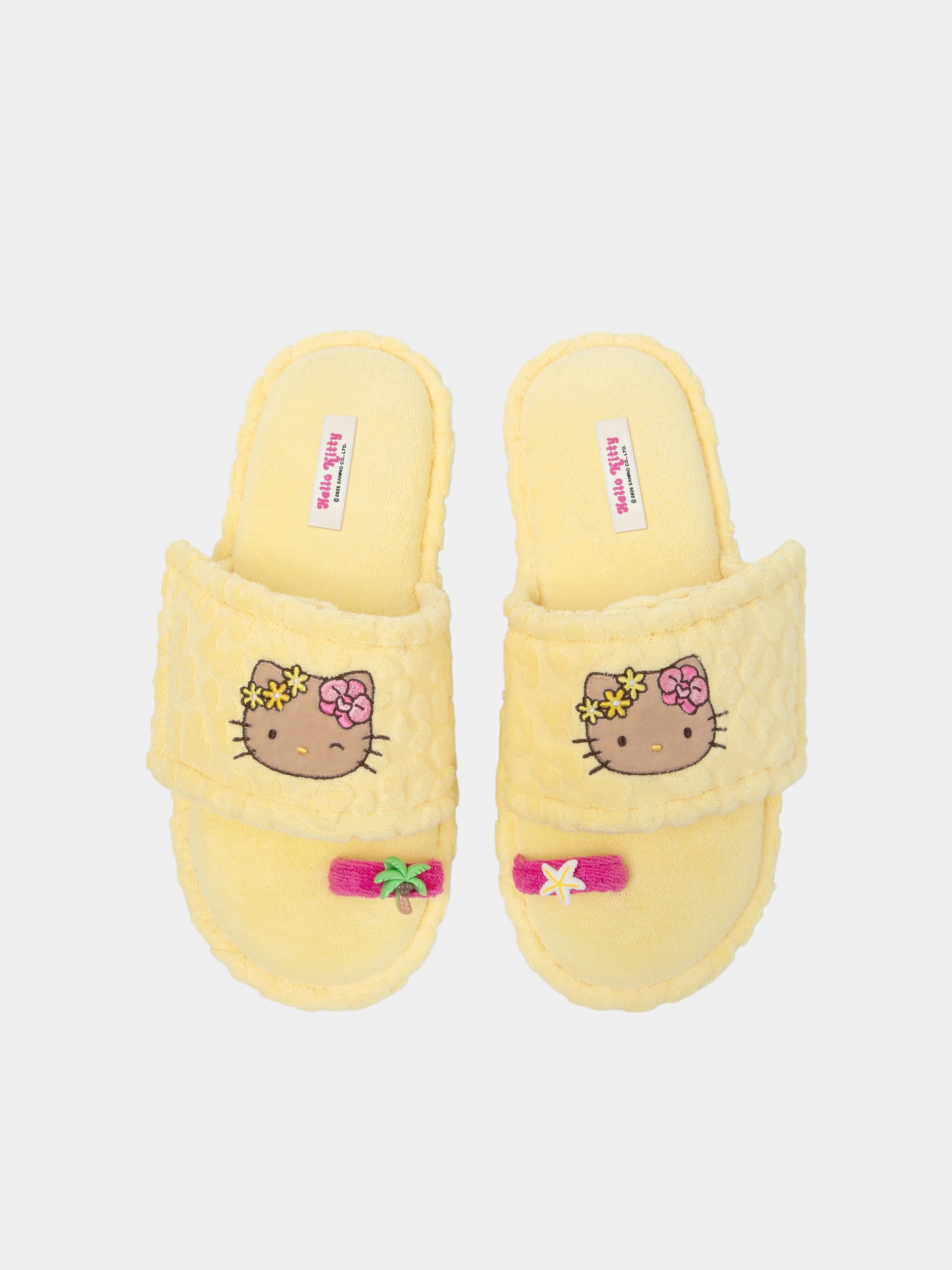 "Hello Kitty" Adjustable Terry Toe-Ring Slippers – Sunbeam Leopard