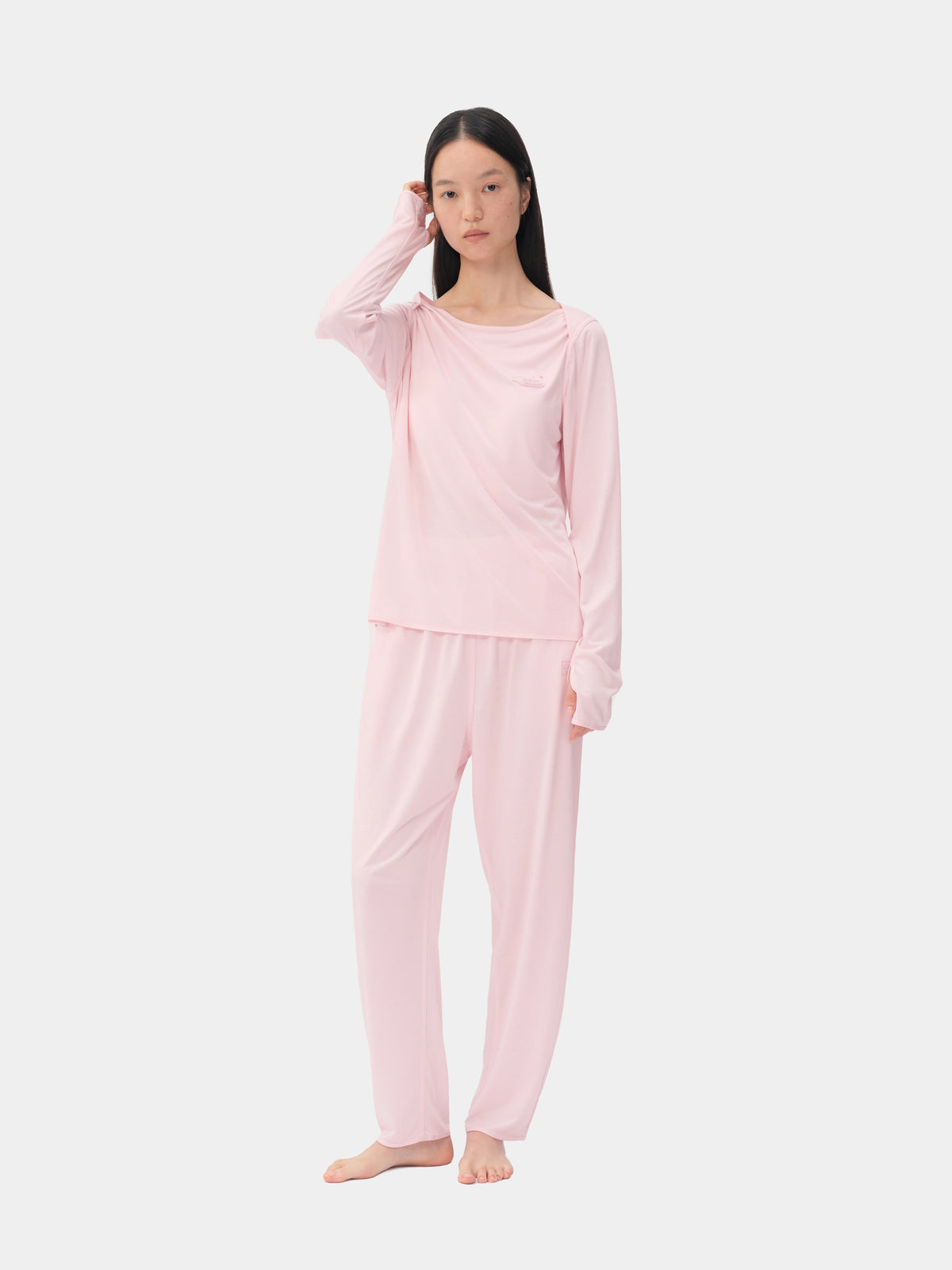 tbh Wōdrobe PLA Skin-Friendly Sleepwear Set Long Sleeve – Petal