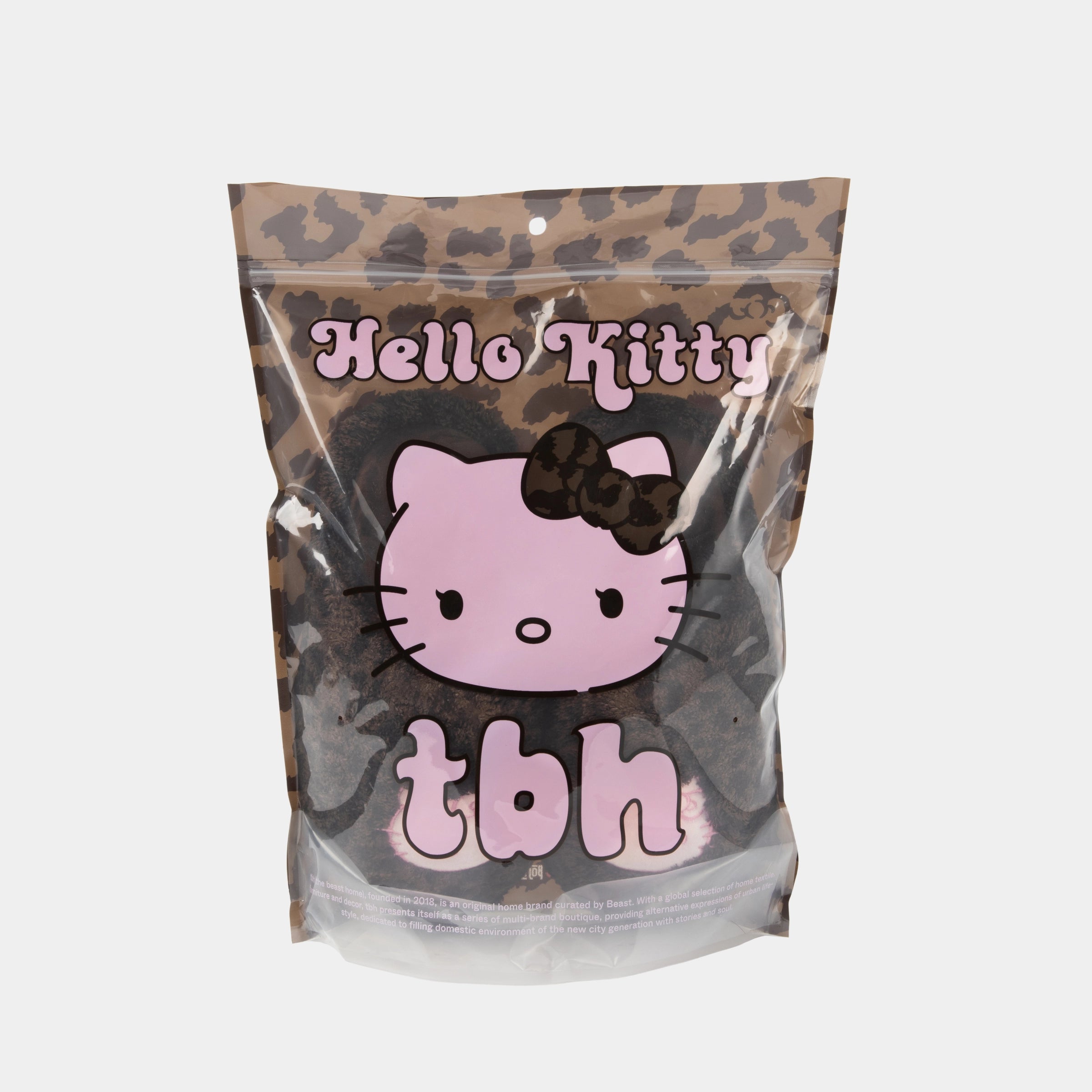 “Hello Kitty” Fluffy Slippers Choco