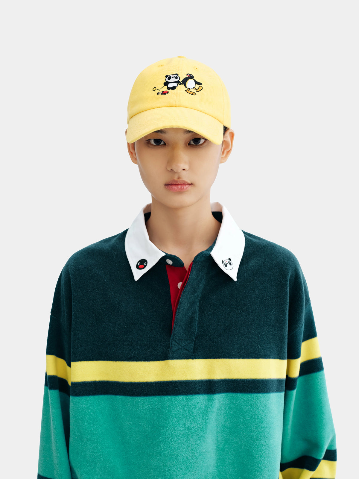 PIN!POM! Embroidered Cap – Yellow