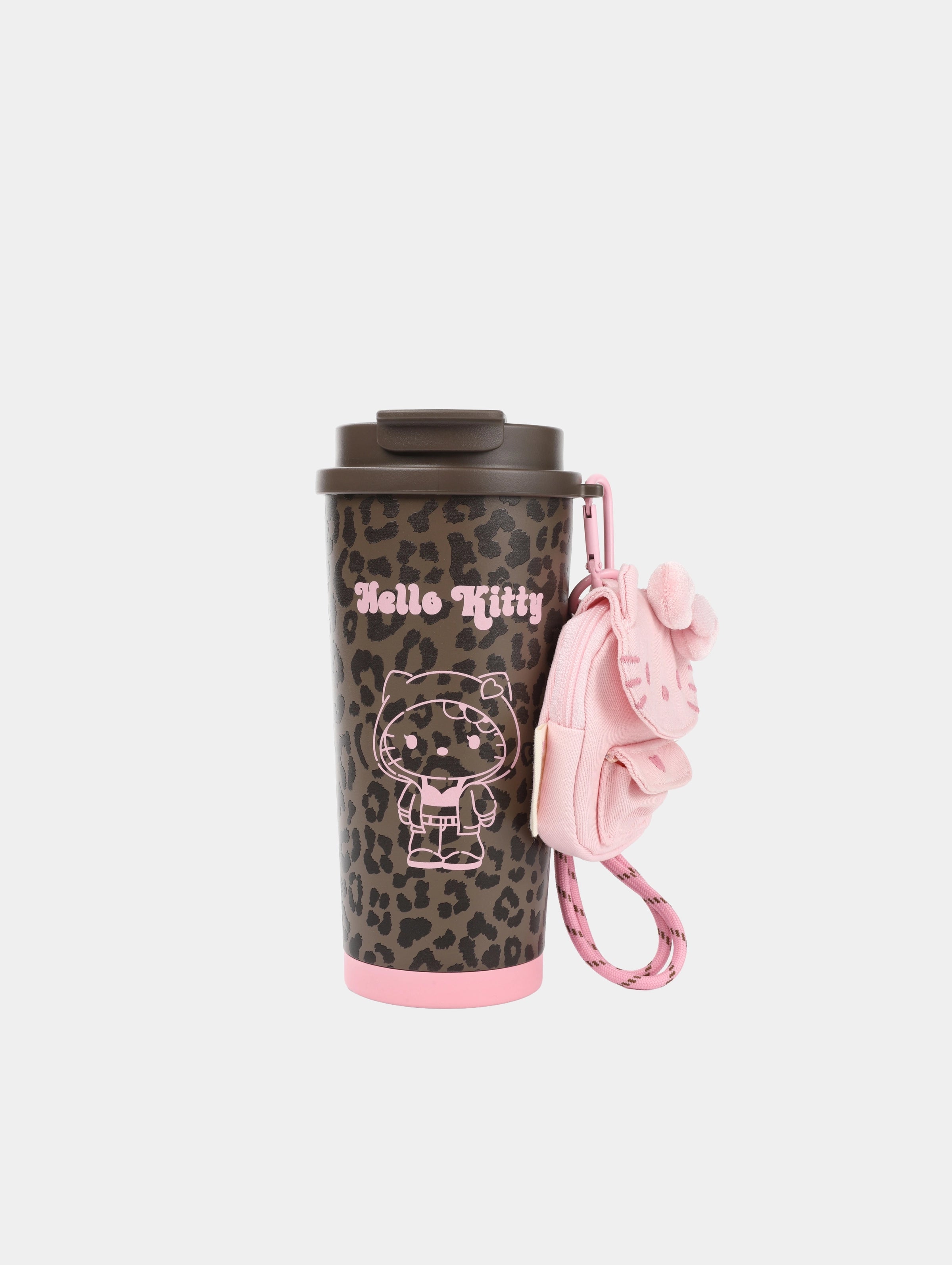 "Hello Kitty" Stainless Steel Travel Tumbler – Choco Pink
