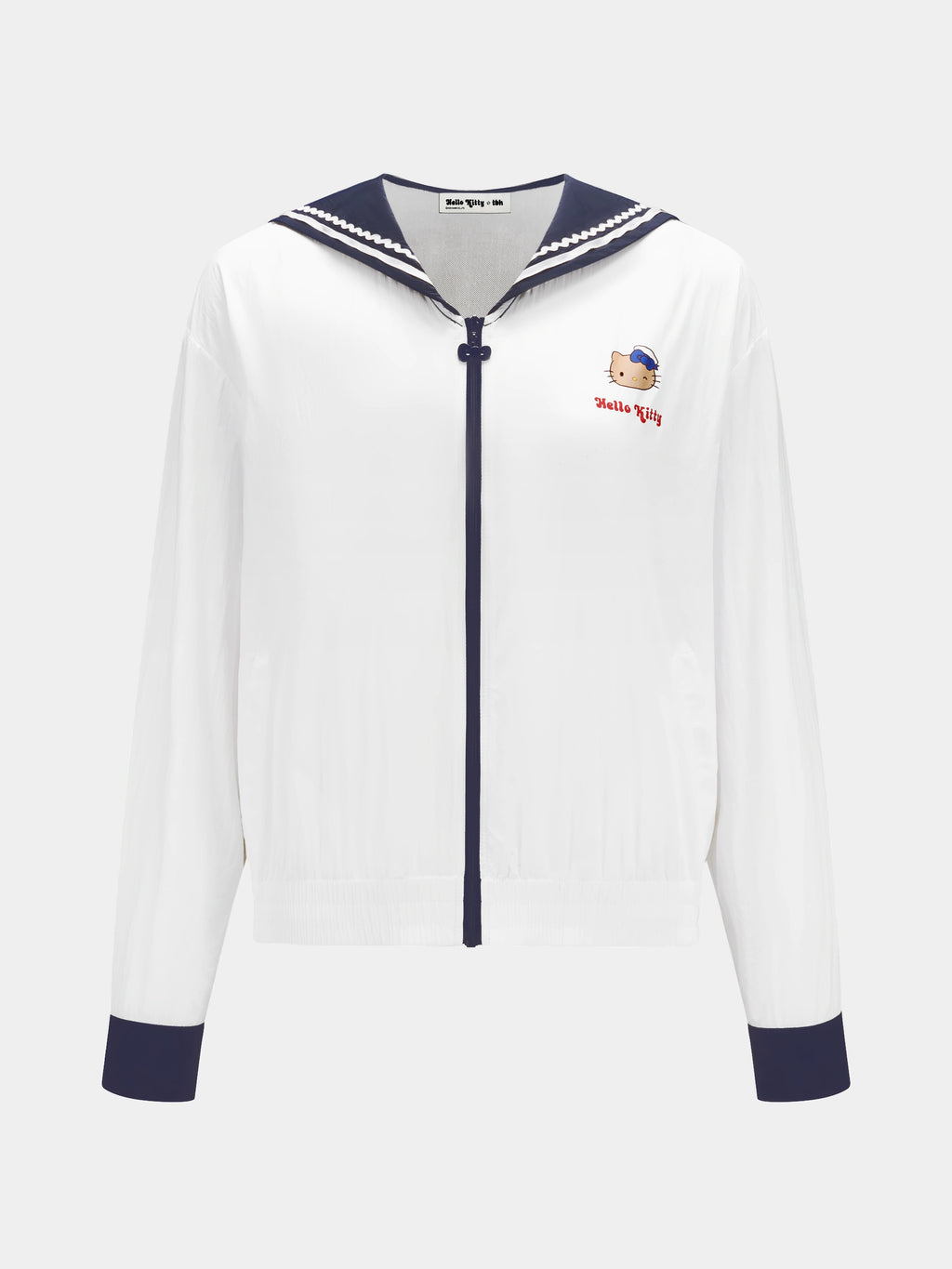 "Hello Kitty" Sailor Collar Outdoor Sun Protection Jacket