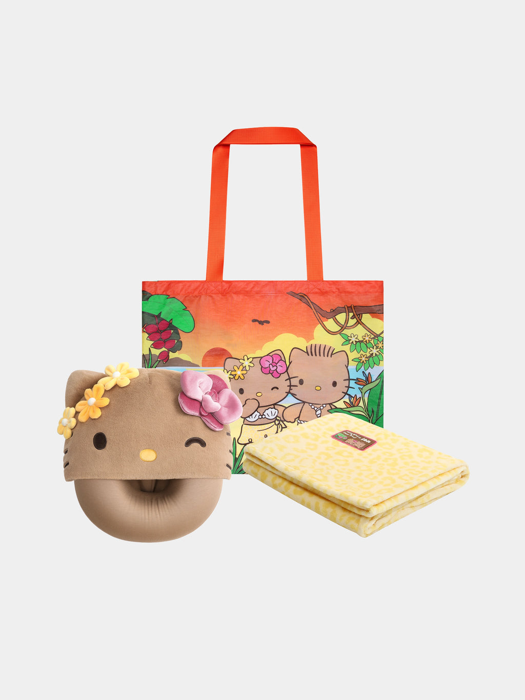 "Hello Kitty" Travel Nap Set – Watching Sunsets Together