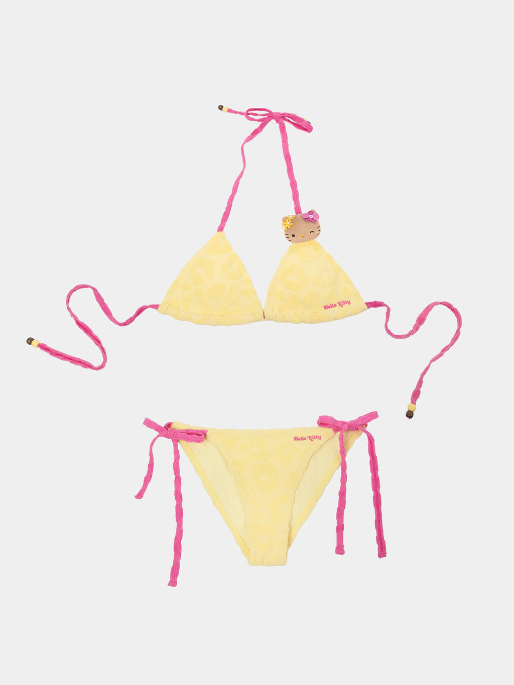 "Hello Kitty" Terry Bikini Set – Sunbeam Leopard