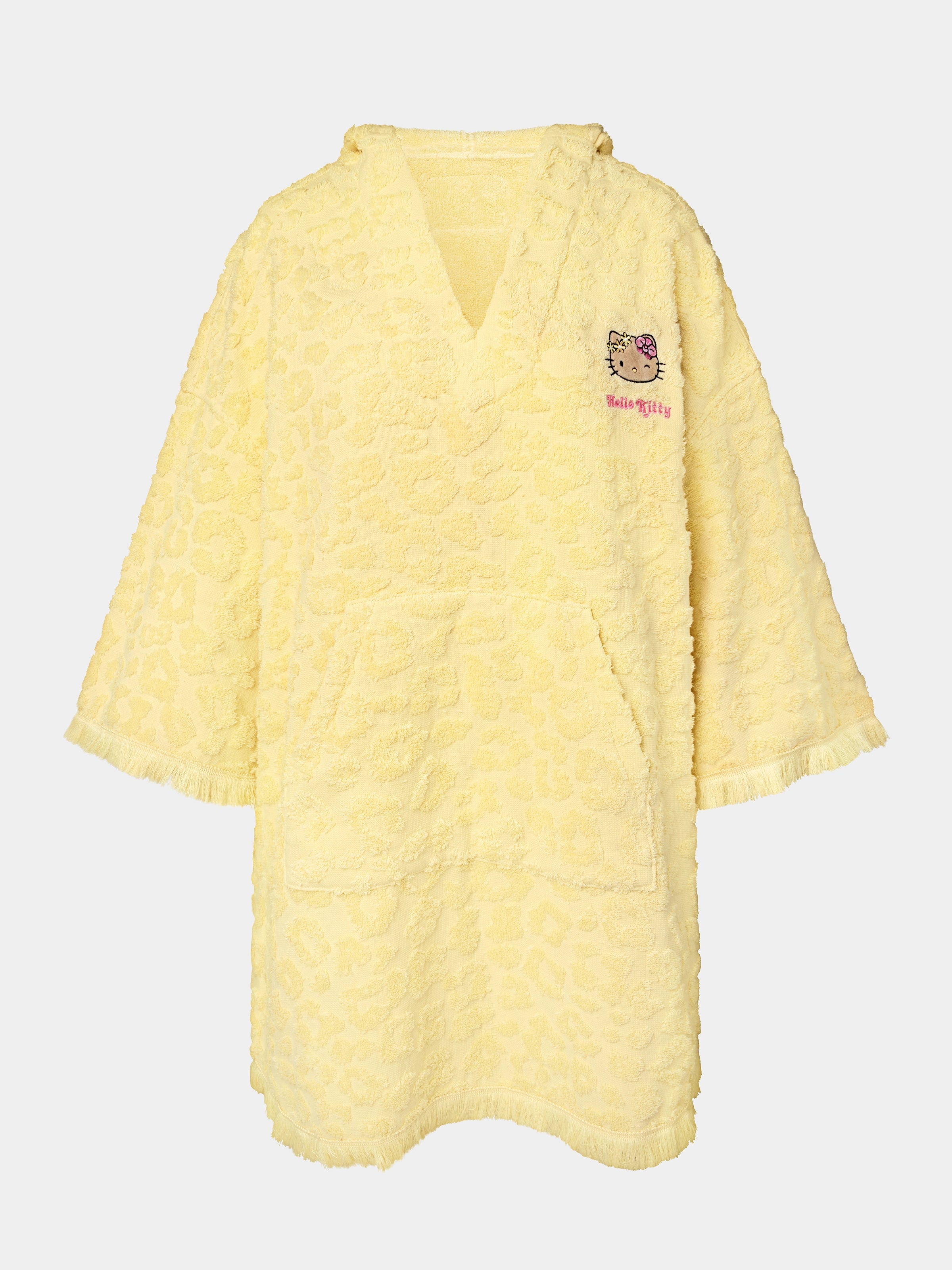 "Hello Kitty" Terry Hooded Cover Up – Sunbeam Leopard