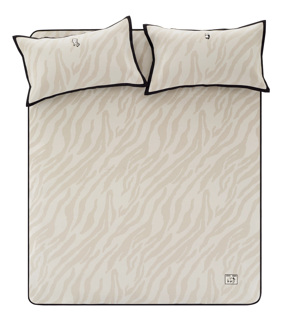 "Panda PomPom" Cooling Mat Set – Zebra Patterned